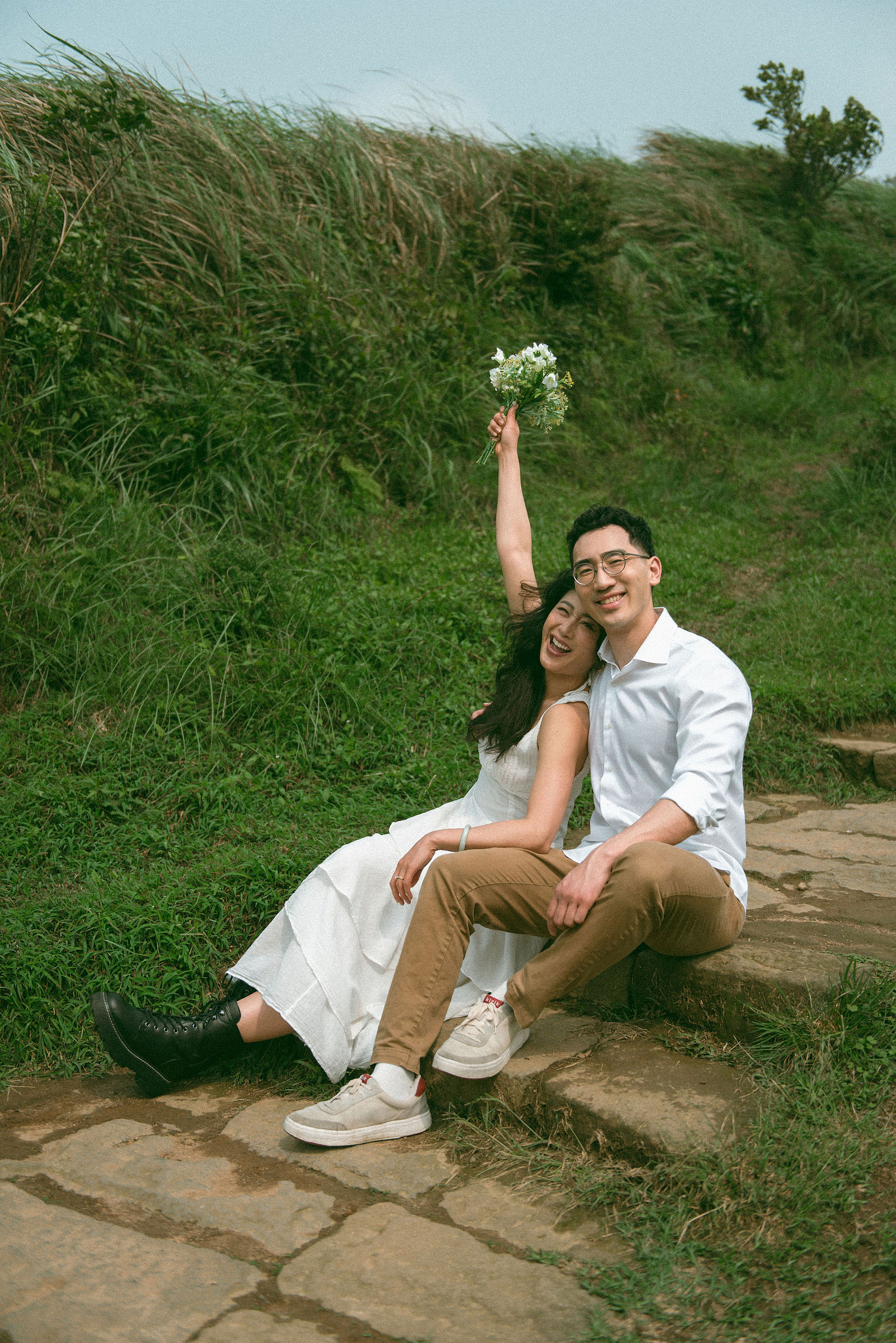 Taiwan Pre-Wedding Photoshoot | Cafe Chamber, Yangmingshan & Huaxi Street Night Market at Yangmingshan pre-wedding photo