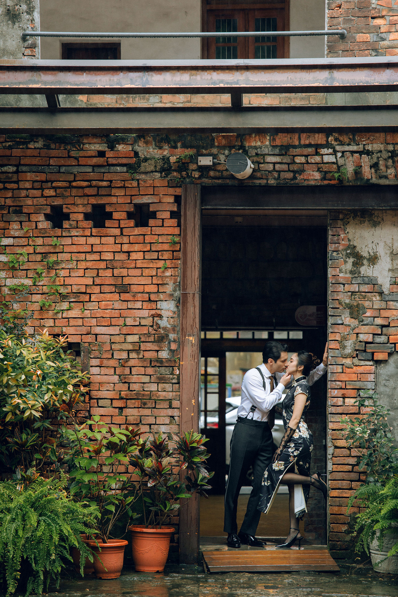Taiwan Pre-Wedding Photoshoot | Bopiliao Historical Block, Nanya Rocks, Jinguashi & Jiufen at Bopiliao Historical Block pre-wedding photo