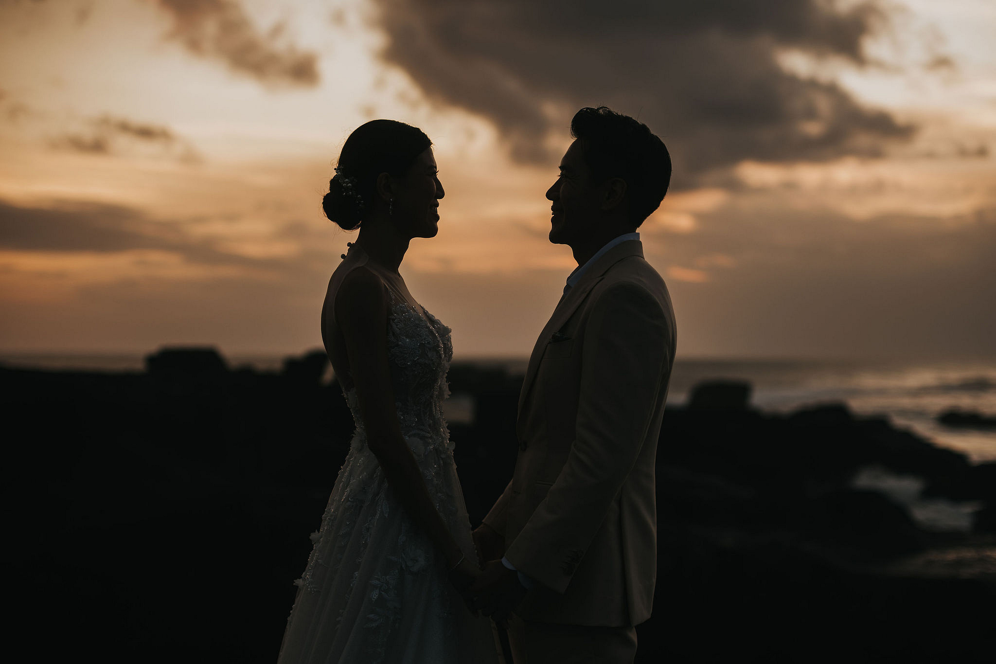 Bali Pre-Wedding Photoshoot | Lake Tamblingan, Rumah Gemuk & Mengening Beach at Mengening Beach 2 (Gown)   pre-wedding photo