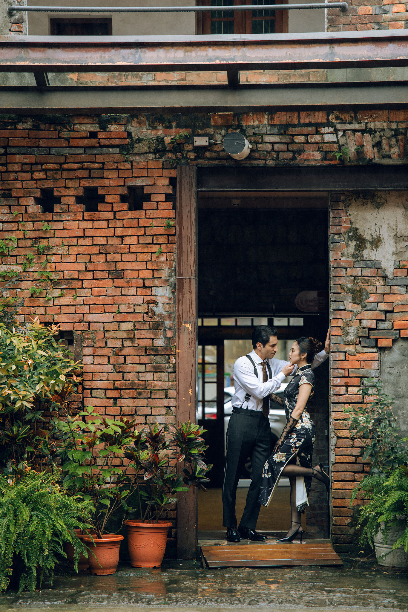 Taiwan Pre-Wedding Photoshoot | Bopiliao Historical Block, Nanya Rocks, Jinguashi & Jiufen at Bopiliao Historical Block pre-wedding photo