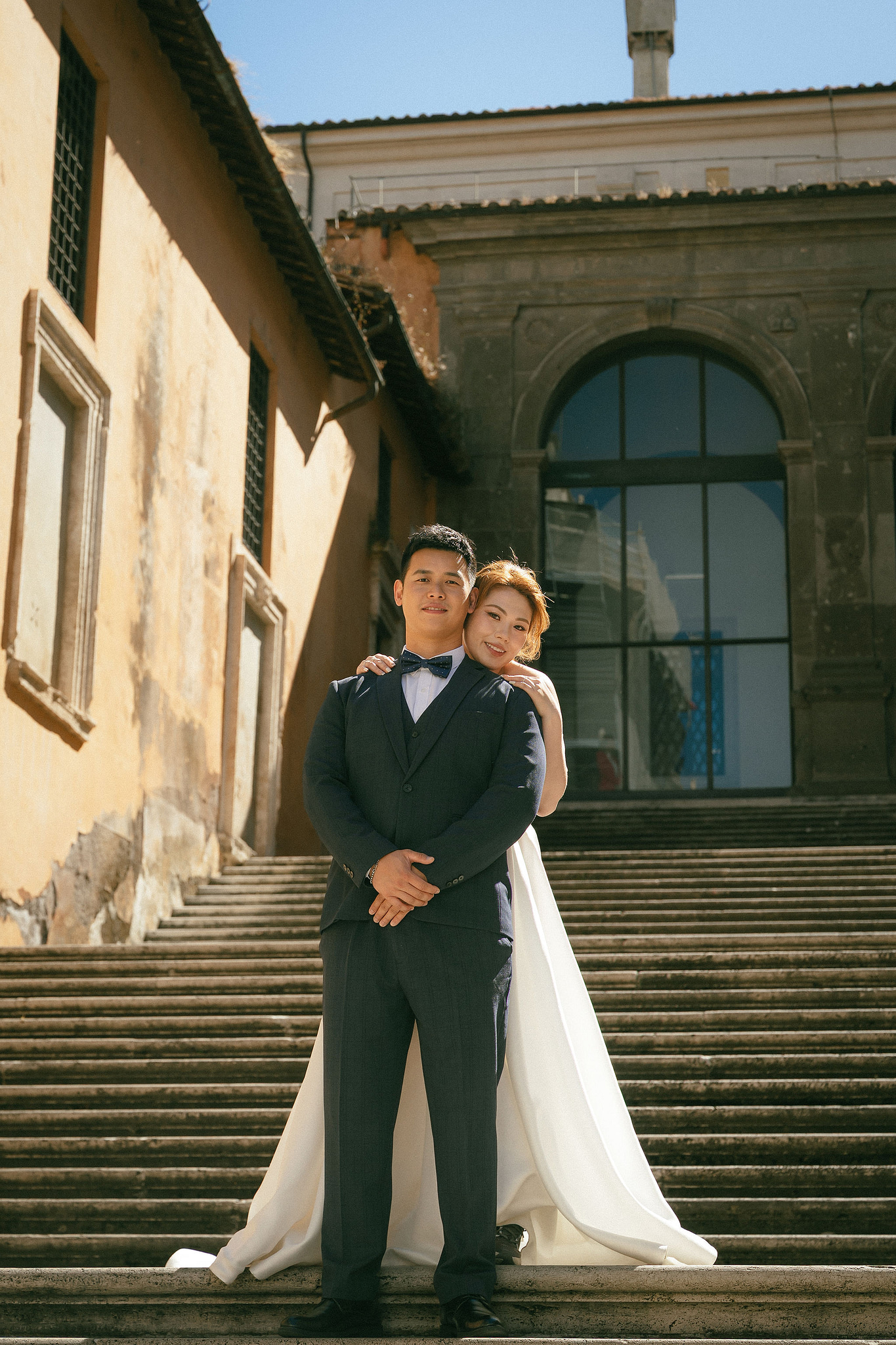 Rome Pre-Wedding Photoshoot | Rome Streets, Capitoline Hill, Basilica of St. Anthony, Villa Borghese & Giardino di Sant’Alessio at Capitoline Hill pre-wedding photo
