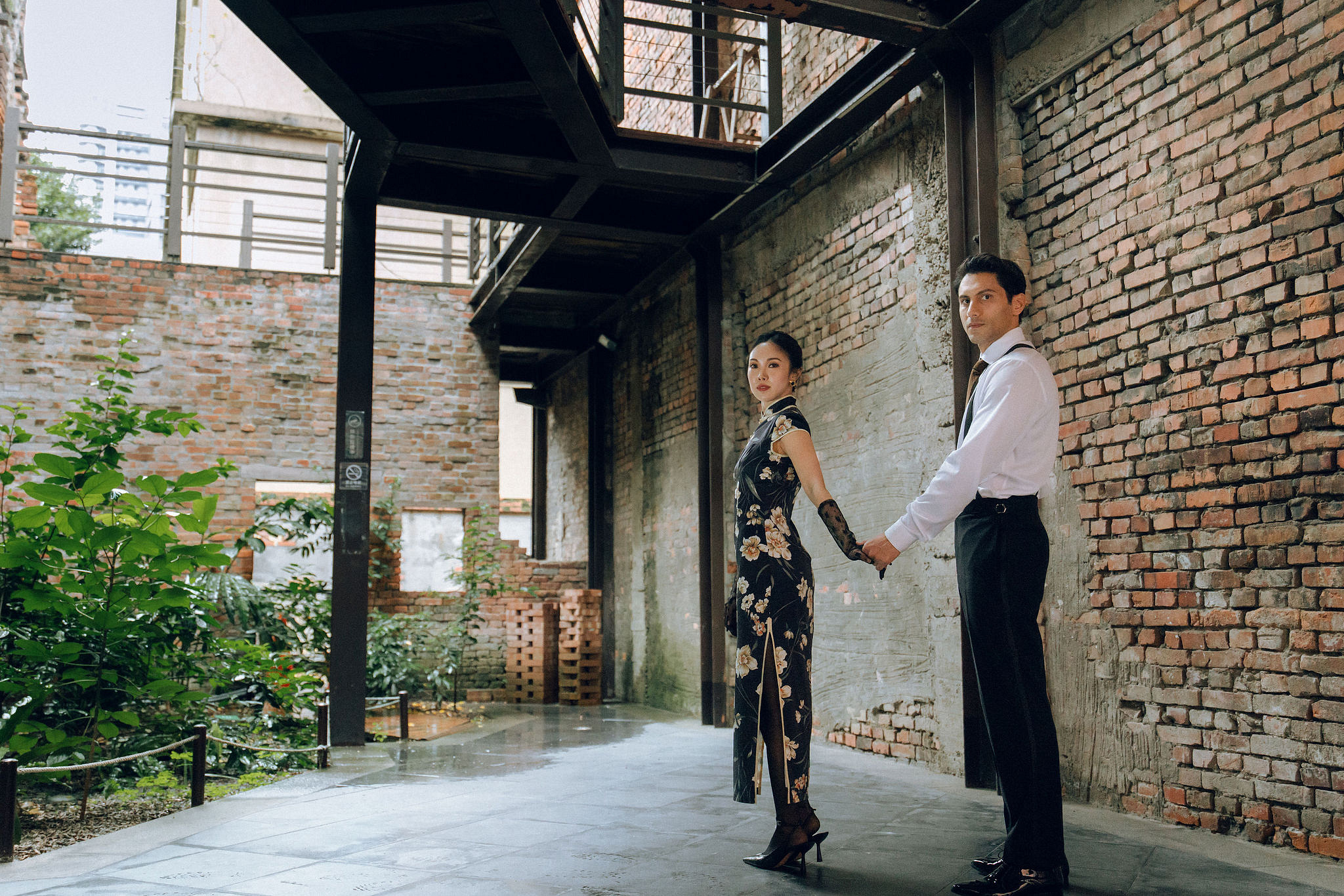 Taiwan Pre-Wedding Photoshoot | Bopiliao Historical Block, Nanya Rocks, Jinguashi & Jiufen at Bopiliao Historical Block pre-wedding photo