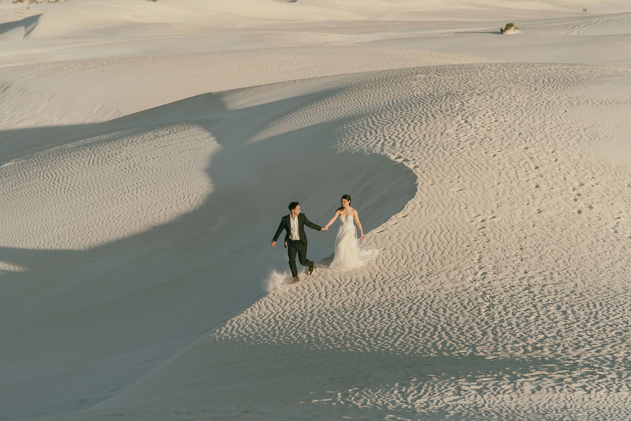 Perth Pre-Wedding Photoshoot | Wanneroo Pines, Yanchep National Park, Lancelin & Lancelin Beach at Lancelin Sand Dunes pre-wedding photo