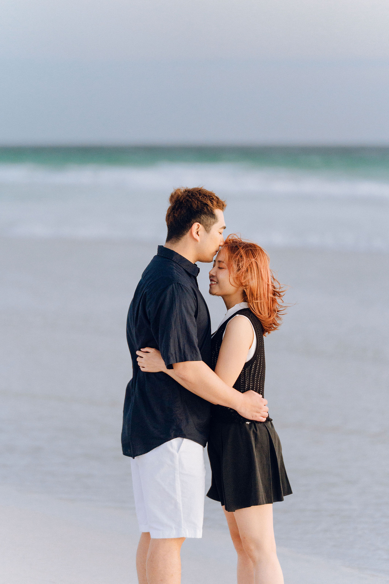 Perth Pre-Wedding Photoshoot | Fremantle, Blue House, Lancelin & Lancelin Beach at Lancelin Beach pre-wedding photo