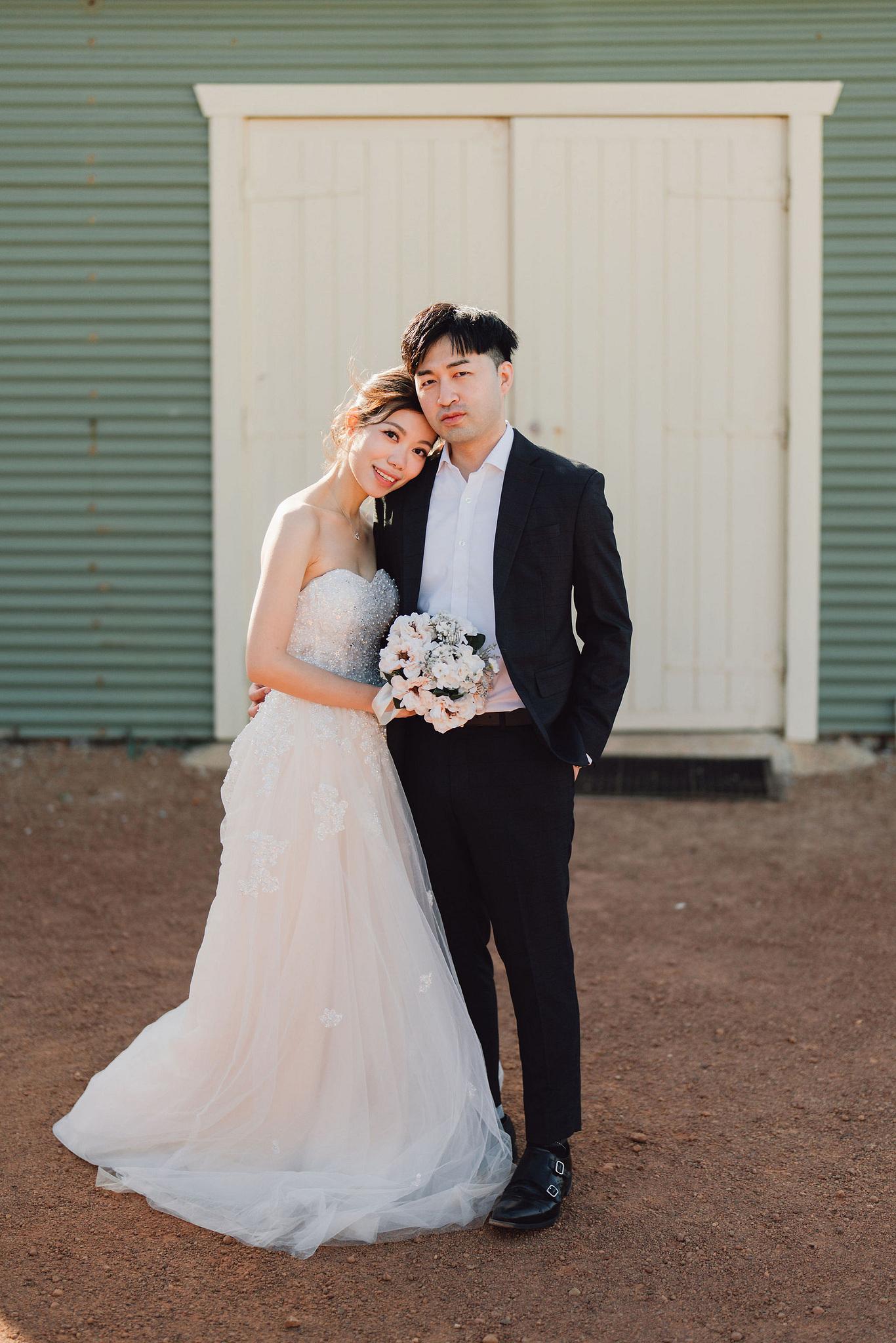 Perth Pre-Wedding Photoshoot | Fremantle, Lancelin, UWA & Coogee Beach at Fremantle pre-wedding photo