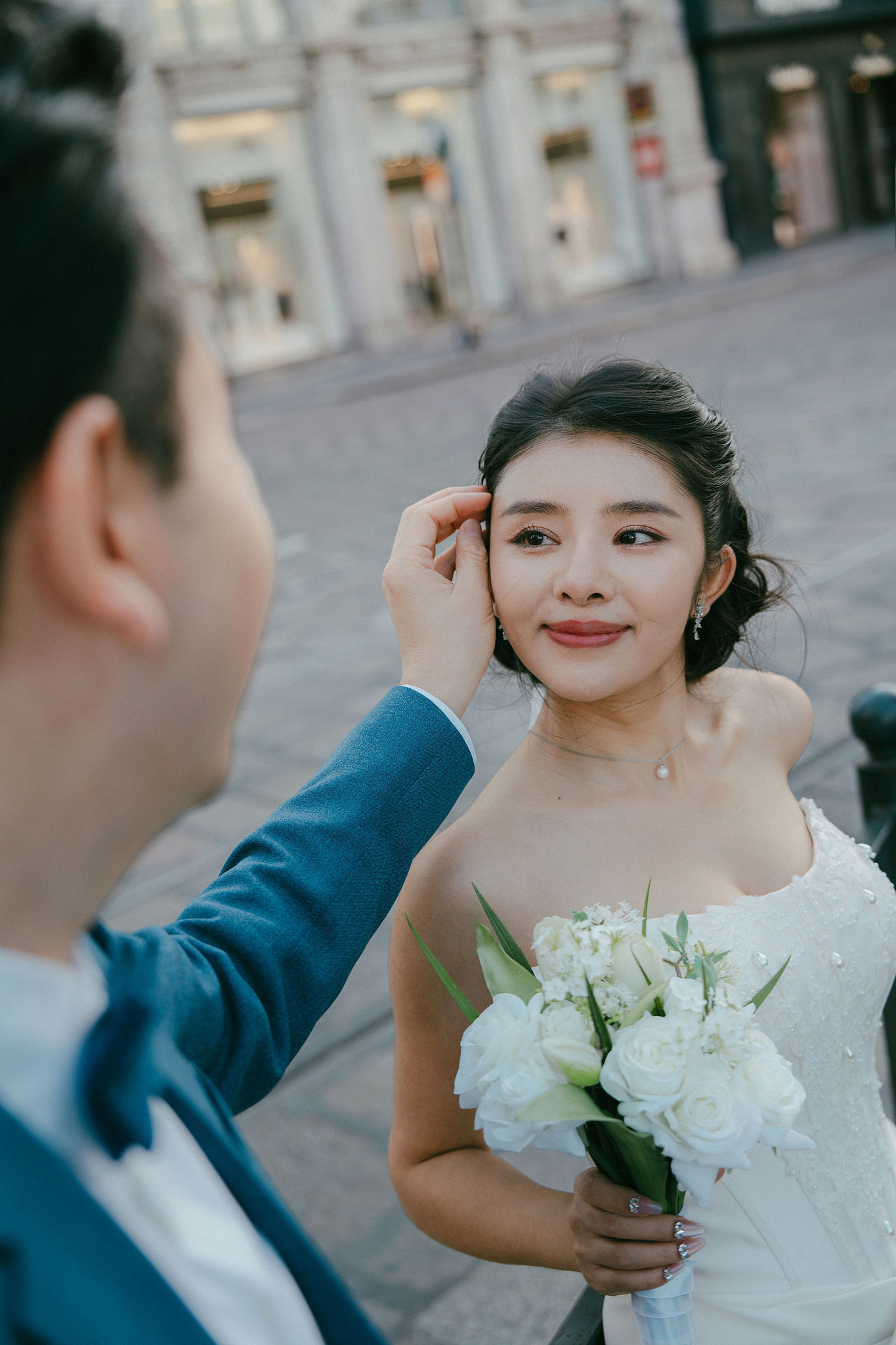 Milan Pre-Wedding Photoshoot | Milan Cathedral & Galleria Vittorio Emanuele II at Galleria Vittorio Emanuele II & Milan Streets pre-wedding photo