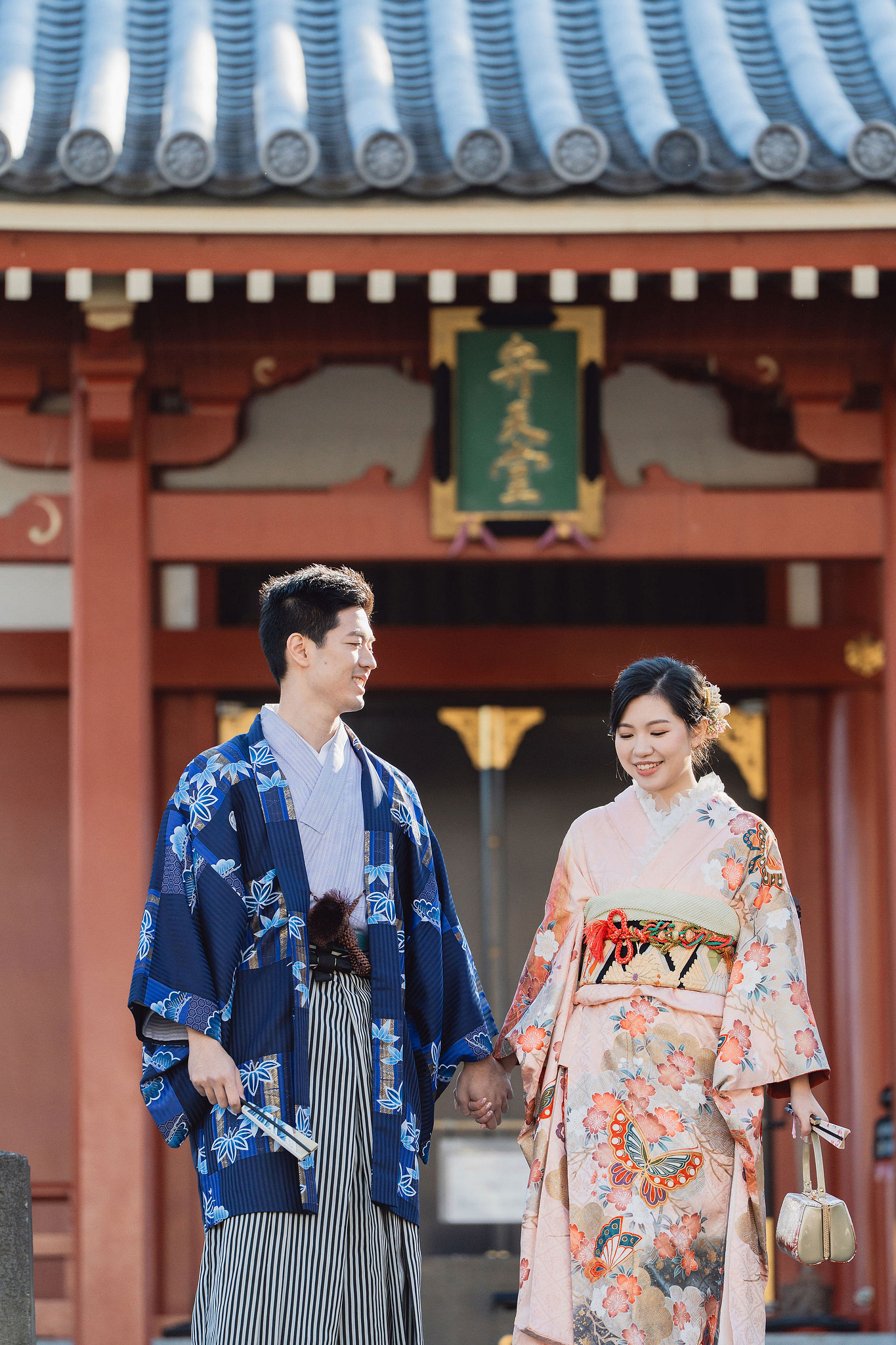 Tokyo Pre-Wedding Photoshoot | Tokyo Shrine, Tokyo Beach & Shibuya at Tokyo Shrine pre-wedding photo