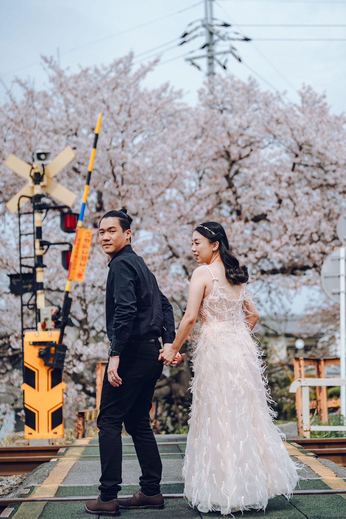 Kyoto Pre-Wedding Photoshoot | Historic Higashiyama Streets, Keage Incline & Nara Park at Keage Incline & Kamo Riverbanks pre-wedding photo