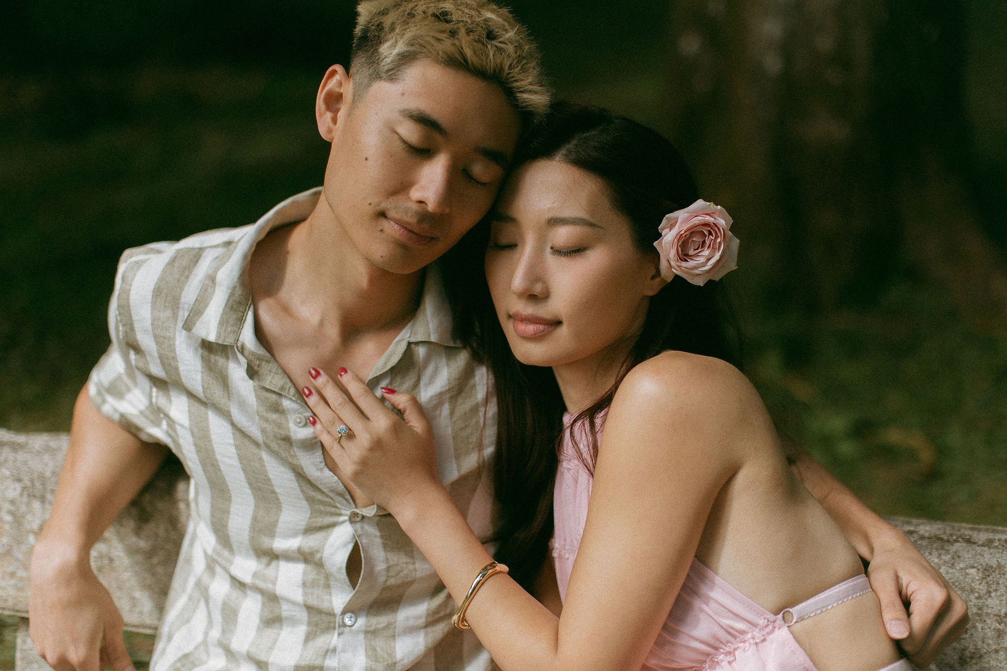 Bali Pre-Wedding Photoshoot | Lake Tamblingan, Kebun Raya Botanic Gardens & Blangsinga Waterfall at Botanic Gardens pre-wedding photo