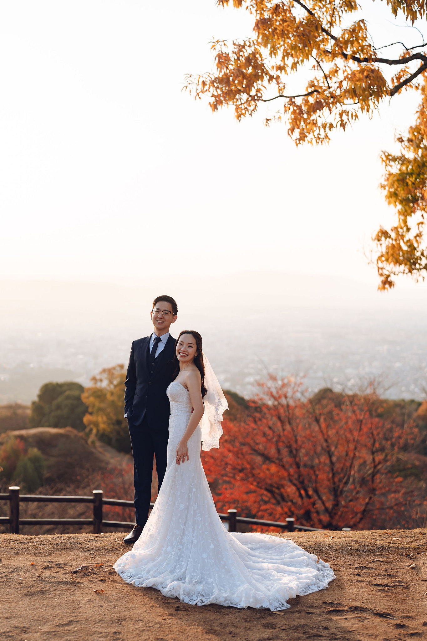 Kyoto Pre-Wedding Photoshoot | Kamo River, Nara Deer Park & Mt. Wakakusa at Mt. Wakakusa pre-wedding photo