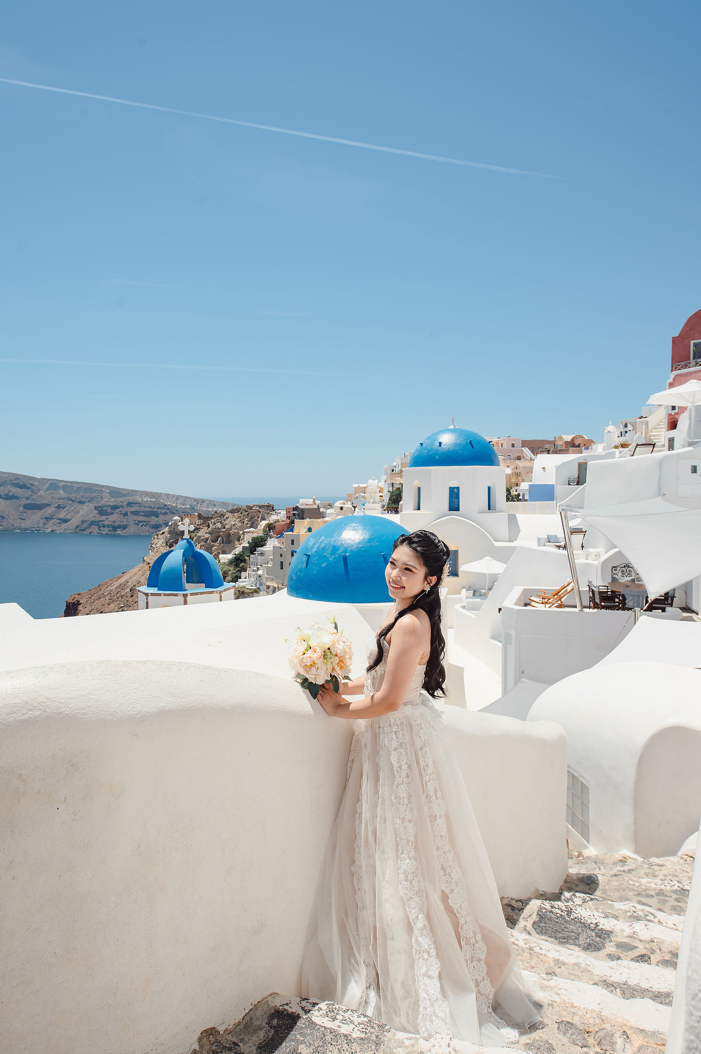 Santorini Pre-Wedding Photoshoot | Imerovigli, Firostefani & Finikia at Firostefani pre-wedding photo