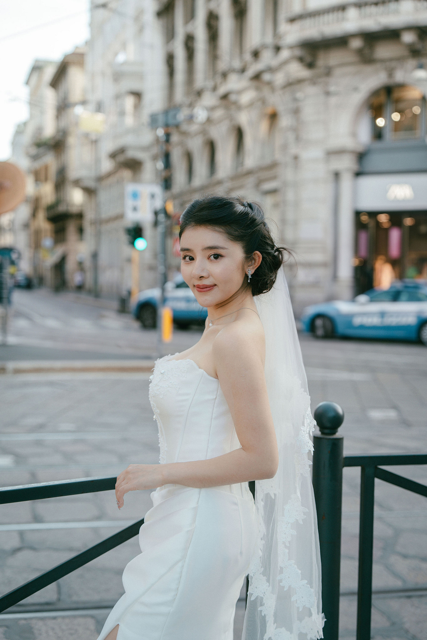 Milan Pre-Wedding Photoshoot | Milan Cathedral & Galleria Vittorio Emanuele II at Galleria Vittorio Emanuele II & Milan Streets pre-wedding photo
