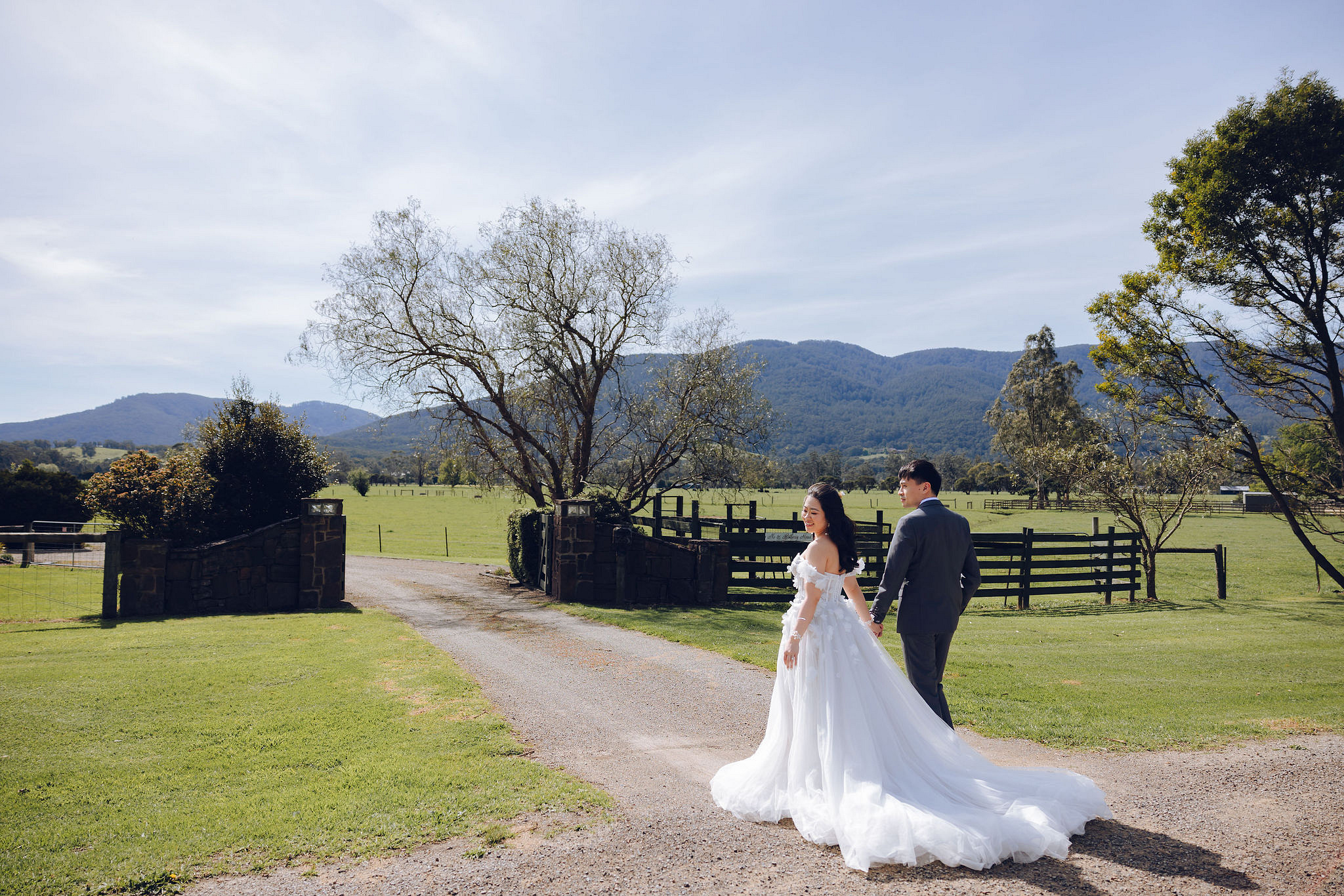Melbourne Pre-Wedding Photoshoot | Redwood Forest, The Farm & Half Moon Bay at The Farm pre-wedding photo