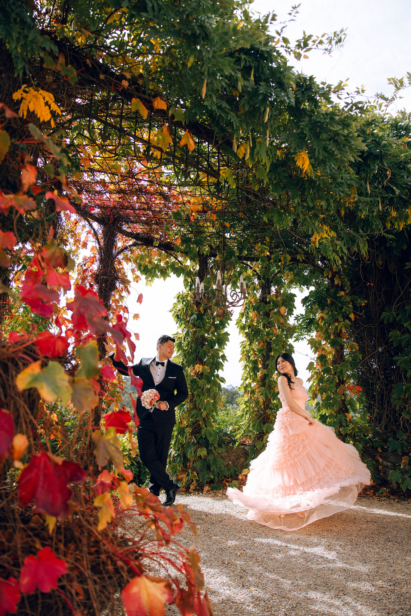 Melbourne Pre-Wedding Photoshoot | Mont Du Soleil, St Patrick Cathedral, The Parliament House & Prince Bridge at Mont Du Soleil pre-wedding photo