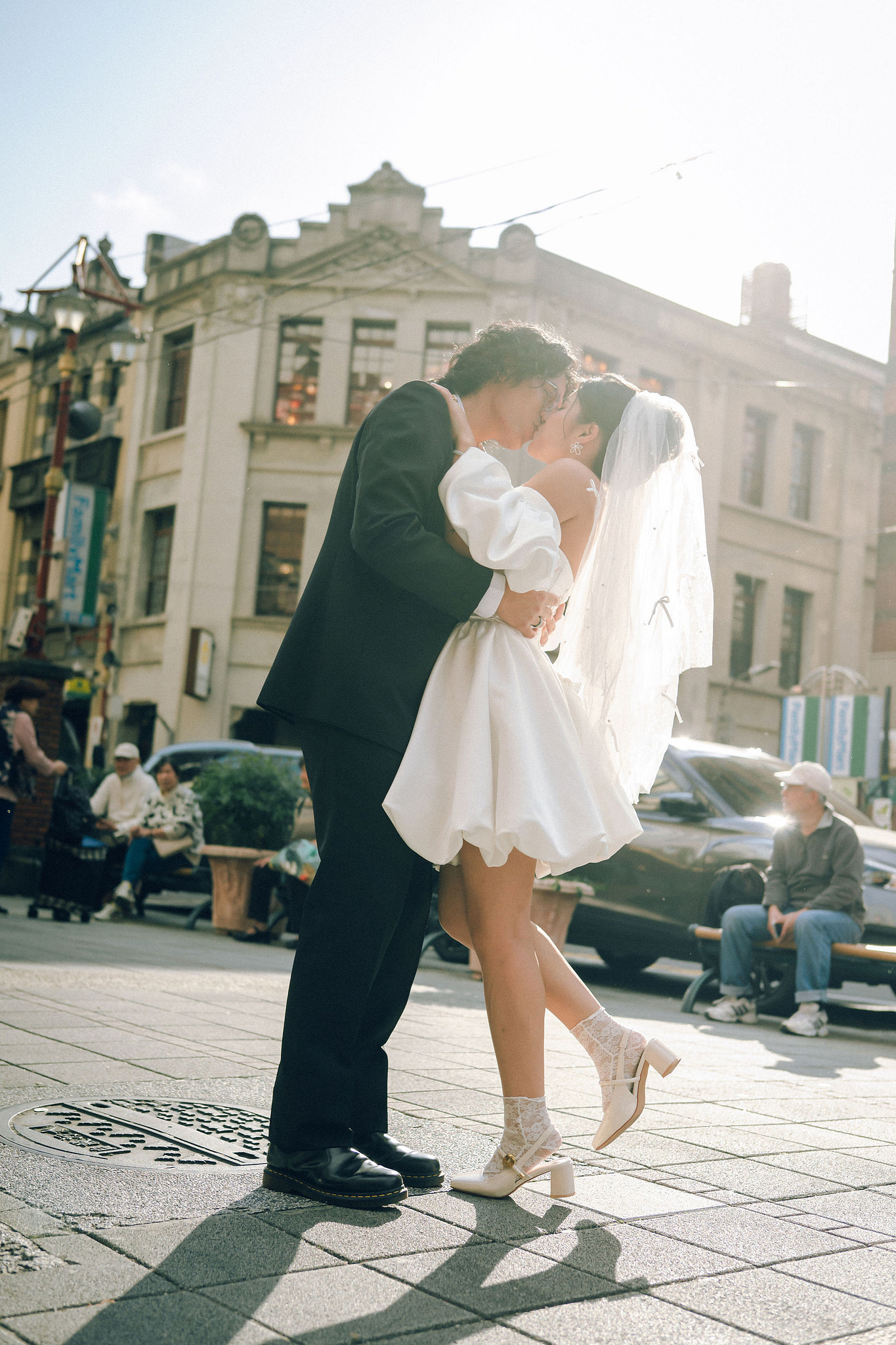 Taiwan Pre-Wedding Photoshoot | Lin Family Mansion, Dadaocheng & Yangmingshan at Dadaocheng pre-wedding photo