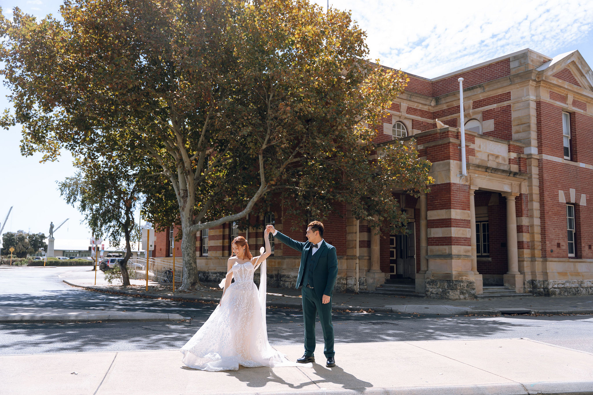 Perth Pre-Wedding Photoshoot | Fremantle, Blue House, Lancelin & Lancelin Beach at Fremantle pre-wedding photo