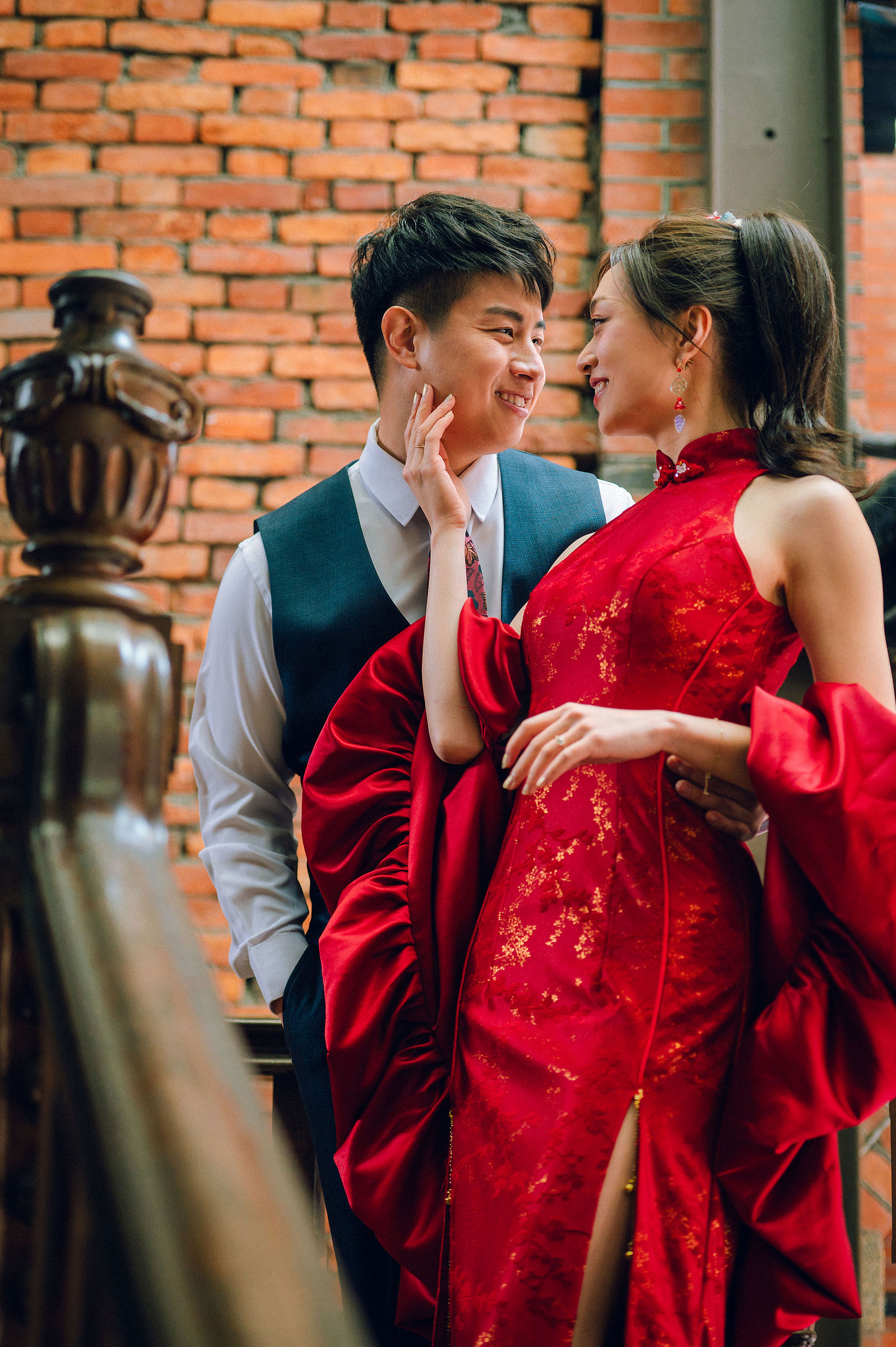Taiwan Pre-Wedding Photoshoot | Dadaocheng, Nanjing Road & Huaxi Street at Nanjing Road pre-wedding photo