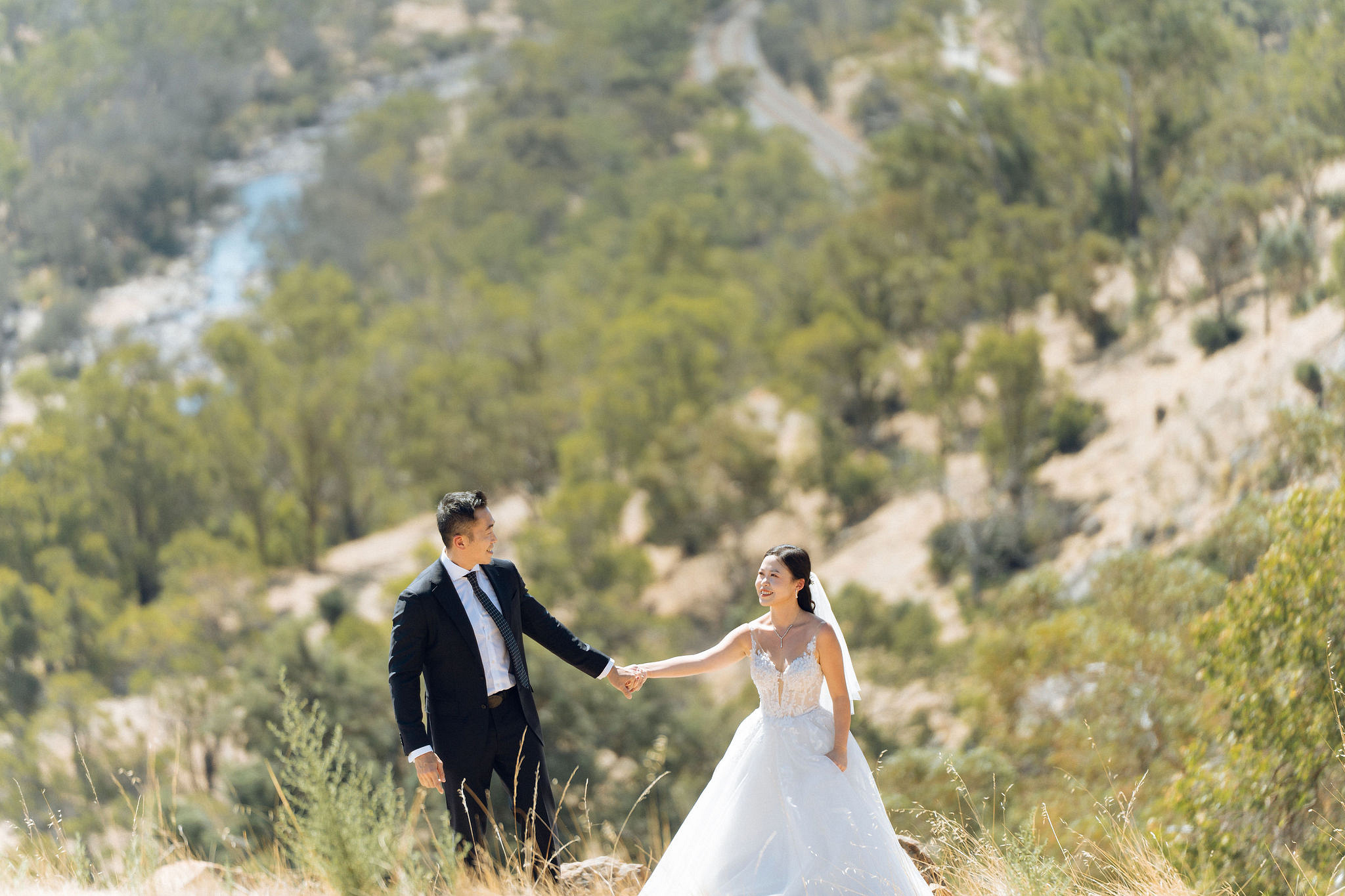 Perth Pre-Wedding Photoshoot | Bell Rapids, Lancelin & Trigg Beach at Bell Rapids pre-wedding photo