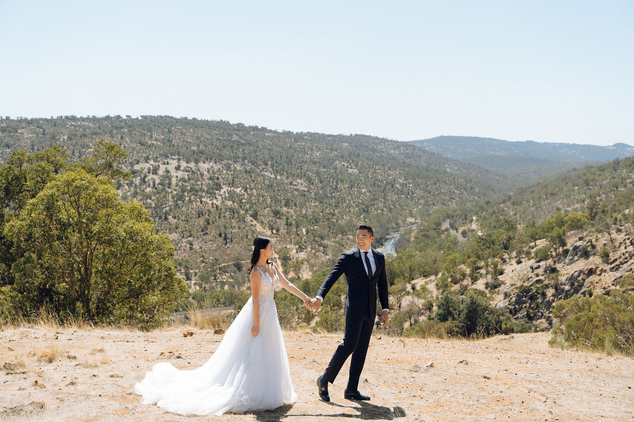 Perth Pre-Wedding Photoshoot | Bell Rapids, Lancelin & Trigg Beach at Bell Rapids pre-wedding photo