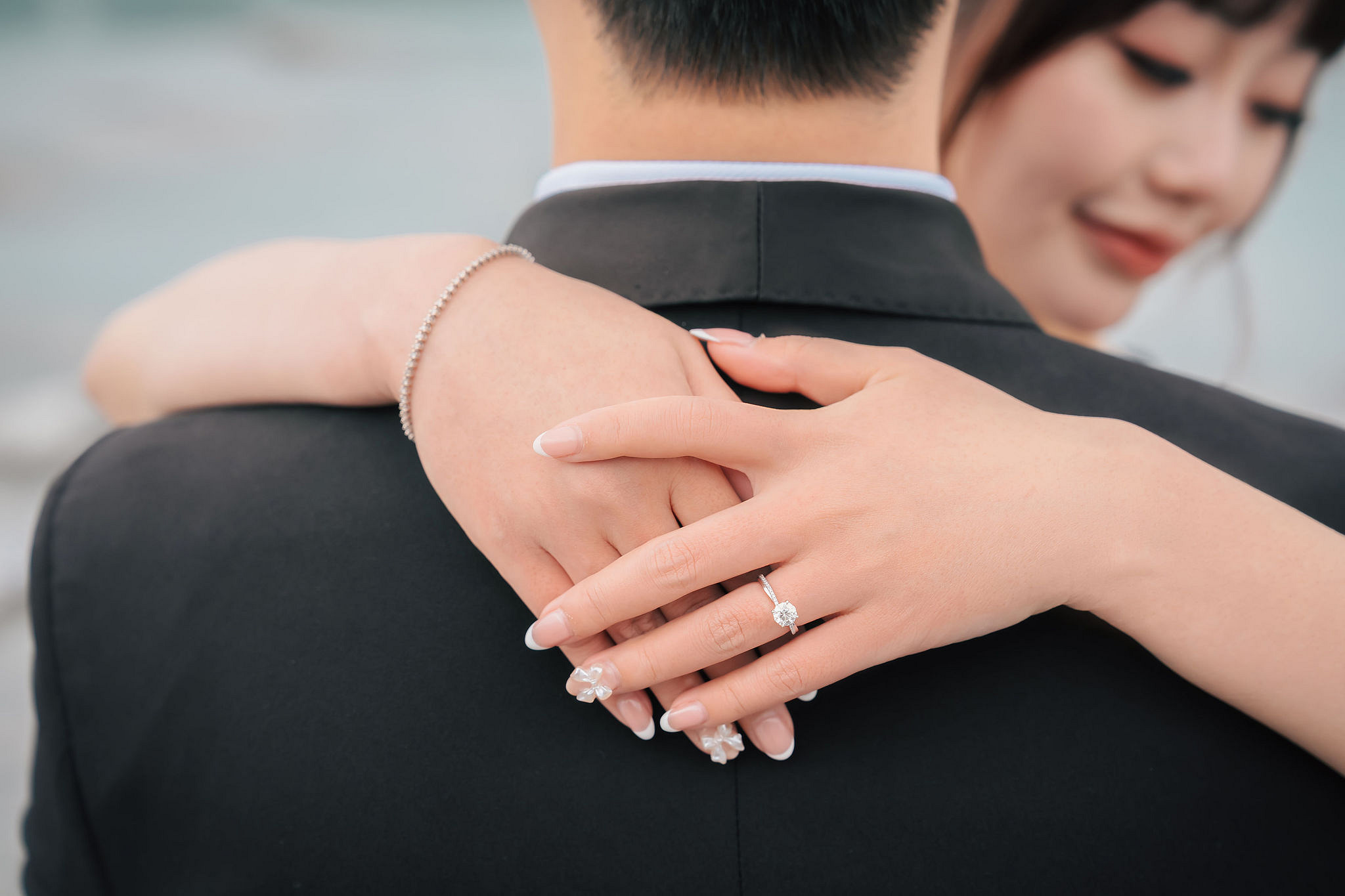 New Zealand Pre-Wedding Photoshoot | Lake Wakatipu, Fog Peak, Lake Tekapo, Glacier & Mount Cook National Park at Glacier pre-wedding photo