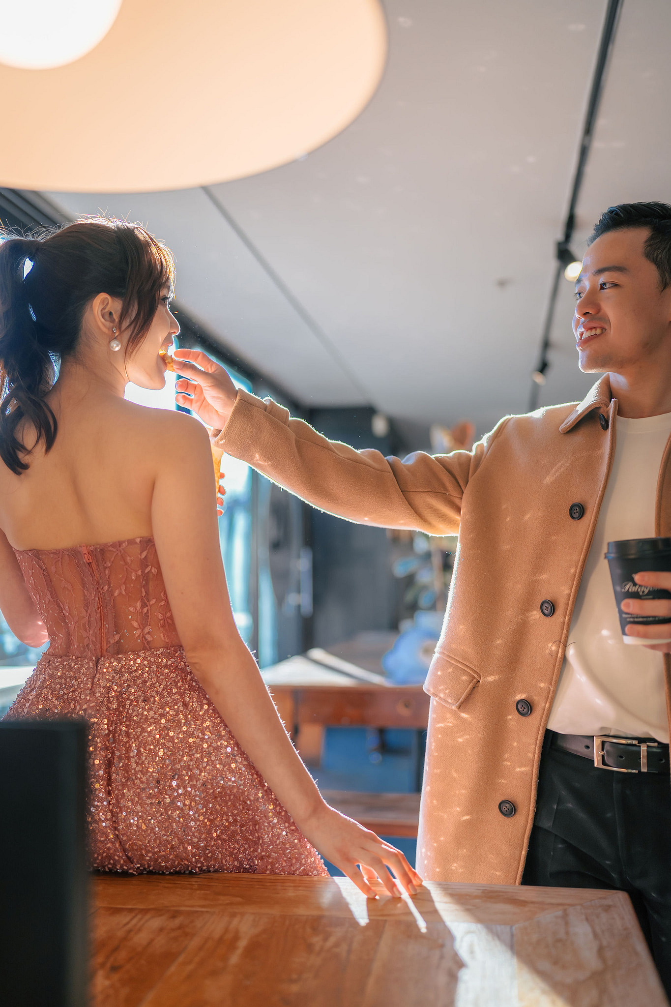 New Zealand Pre-Wedding Photoshoot | Coromandel Peak, Lake Wakatipu & Queenstown, Skippers Canyon, Lake Tekapo, Mount Cook National Park & Glacier at Lake Wakatipu & Queenstown pre-wedding photo