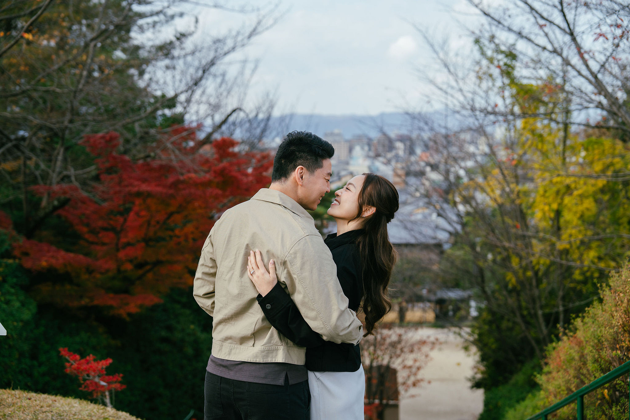 Kyoto Pre-Wedding Photoshoot | Ninenzaka, Nara Deer Park & Mt. Wakakusa at Ninenzaka pre-wedding photo
