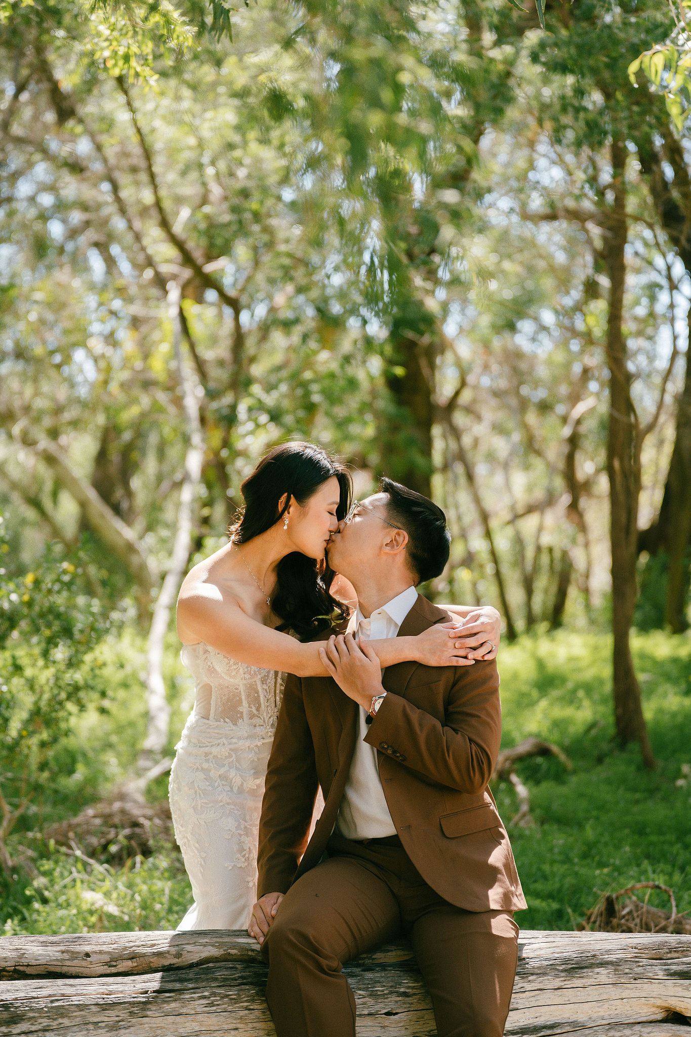Perth Pre-Wedding Photoshoot | Wanneroo Pines, Yanchep National Park, Lancelin & Lancelin Beach at Yanchep National Park pre-wedding photo