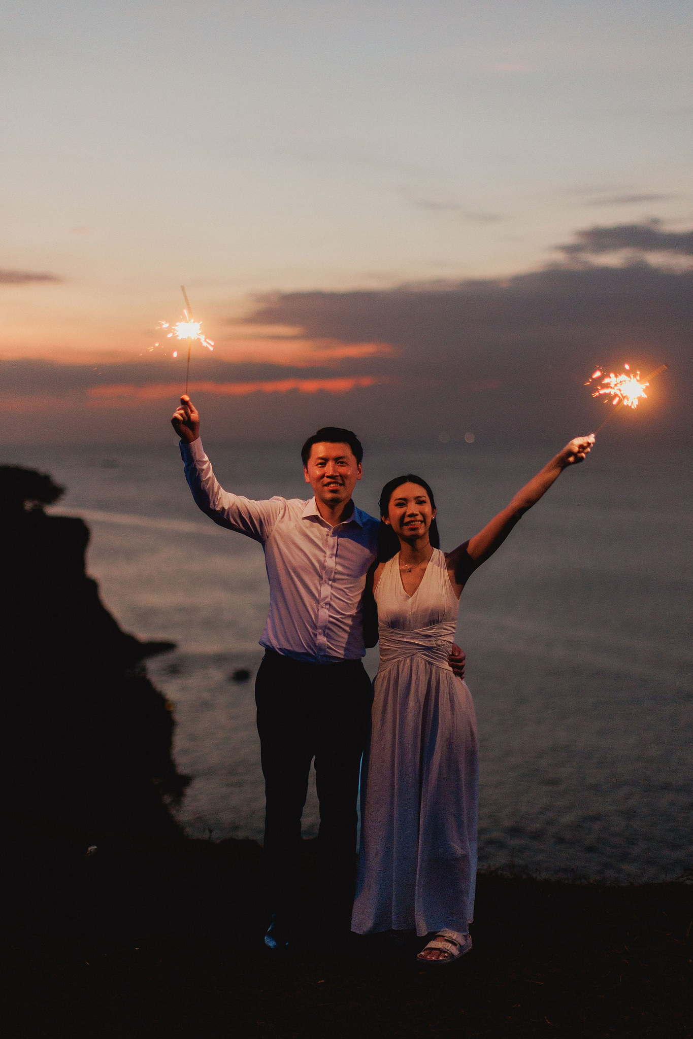 Bali Pre-Wedding Photoshoot | Mt. Batur Lava Fields, Blangsinga Waterfall & Balangan Beach at Balangan Beach pre-wedding photo