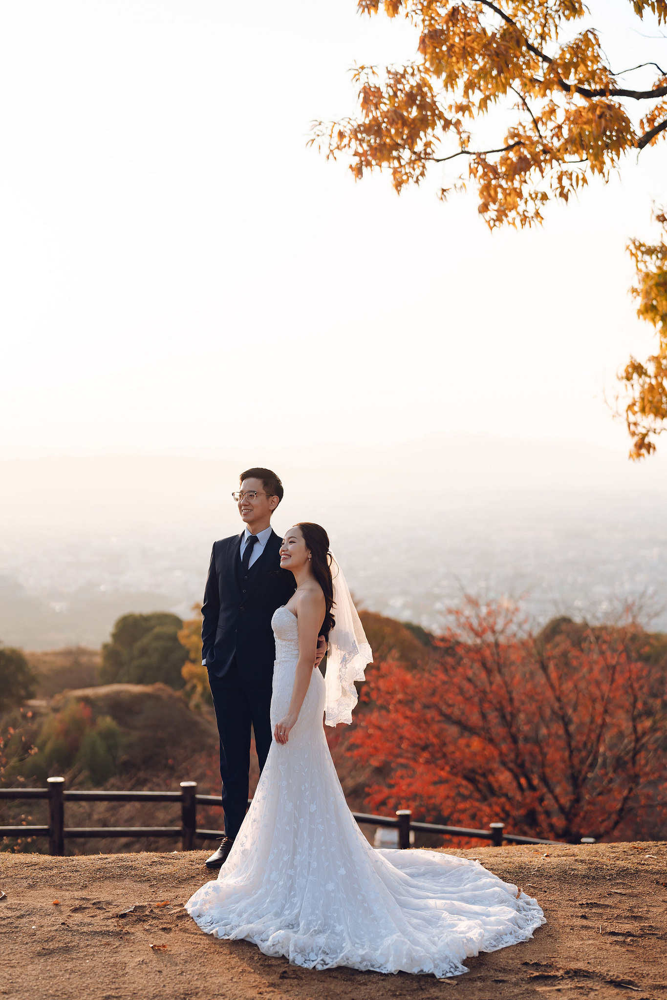 Kyoto Pre-Wedding Photoshoot | Kamo River, Nara Deer Park & Mt. Wakakusa at Mt. Wakakusa pre-wedding photo