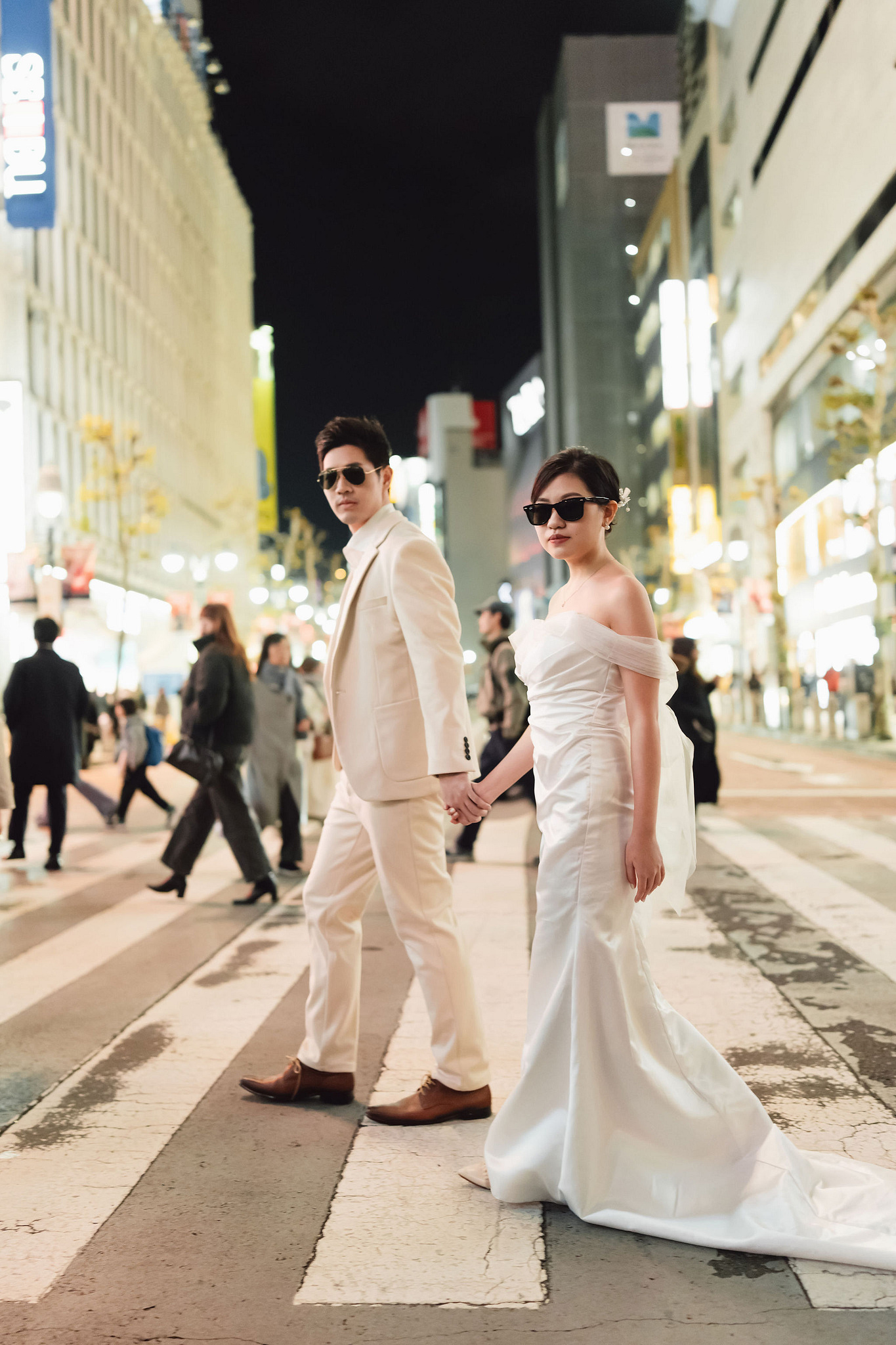 Tokyo Pre-Wedding Photoshoot | Tokyo Shrine, Tokyo Beach & Shibuya at Shibuya pre-wedding photo