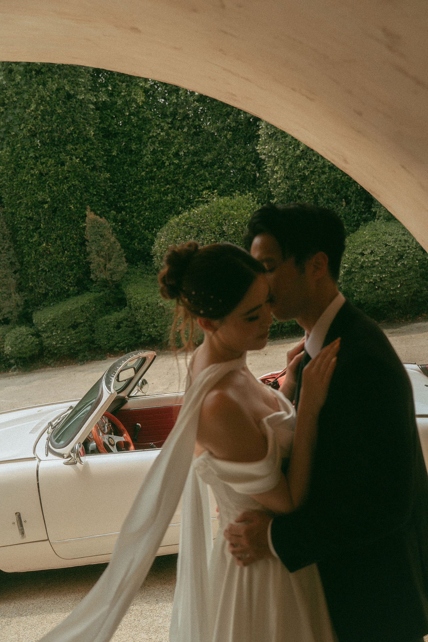 Ho Chi Minh Vietnam Pre-Wedding Photoshoot | European Film Studio, Market Streets & Saigon Bridge at Jardin de Rom pre-wedding photo