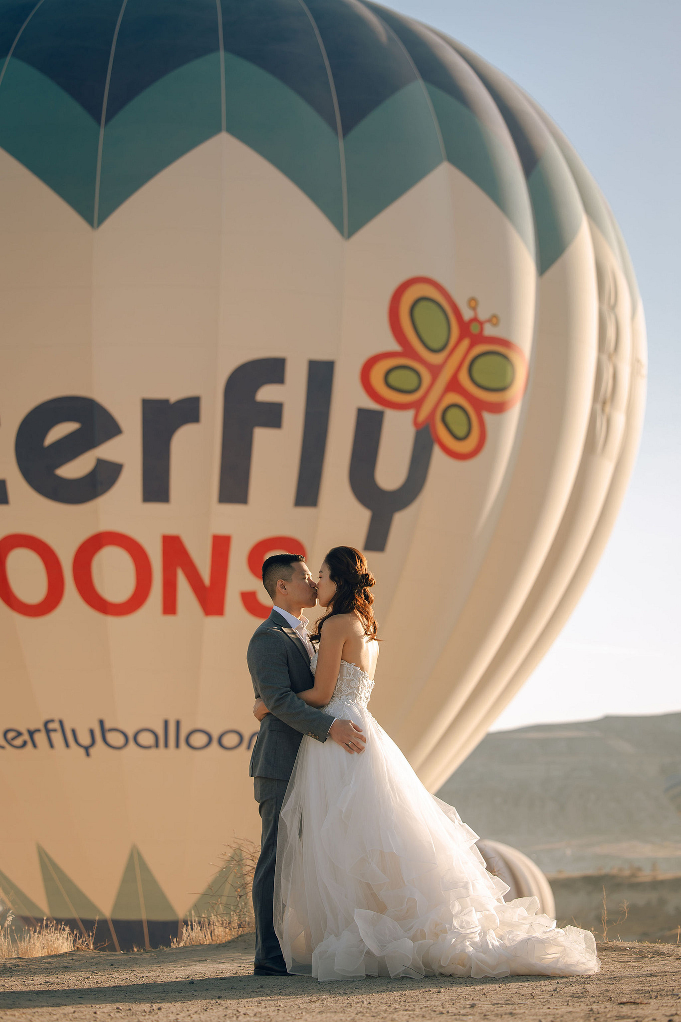 Cappadocia Pre-Wedding Photoshoot | Love Valley, Canyon, Lunar Cappadocian Hotel & Lake Tuz at Valley pre-wedding photo