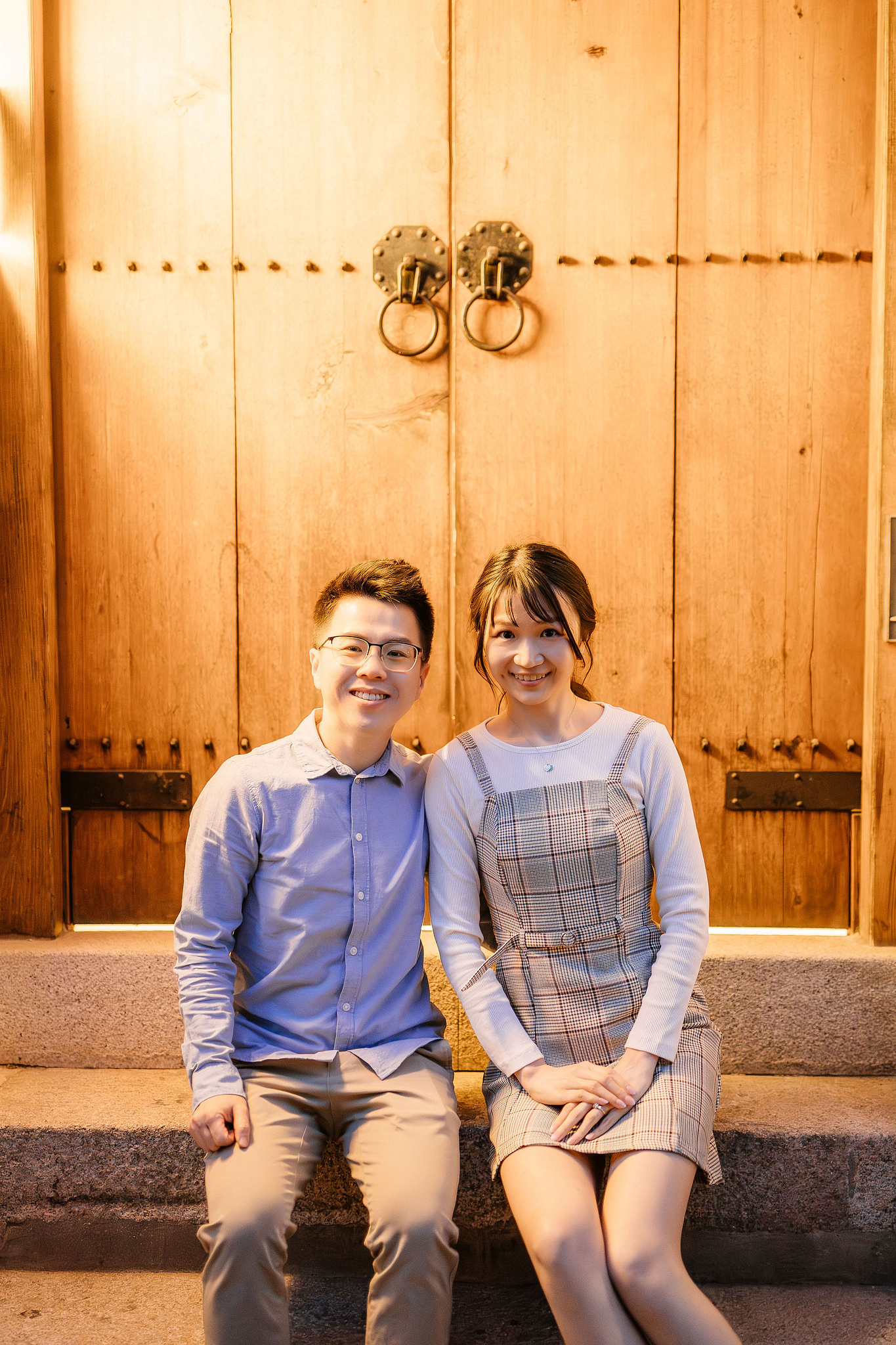 Seoul Pre-Wedding Photoshoot | Seoul Forest, Namsangol Hanok Village & Samcheong-dong at Samcheong-dong Cafe Streets pre-wedding photo
