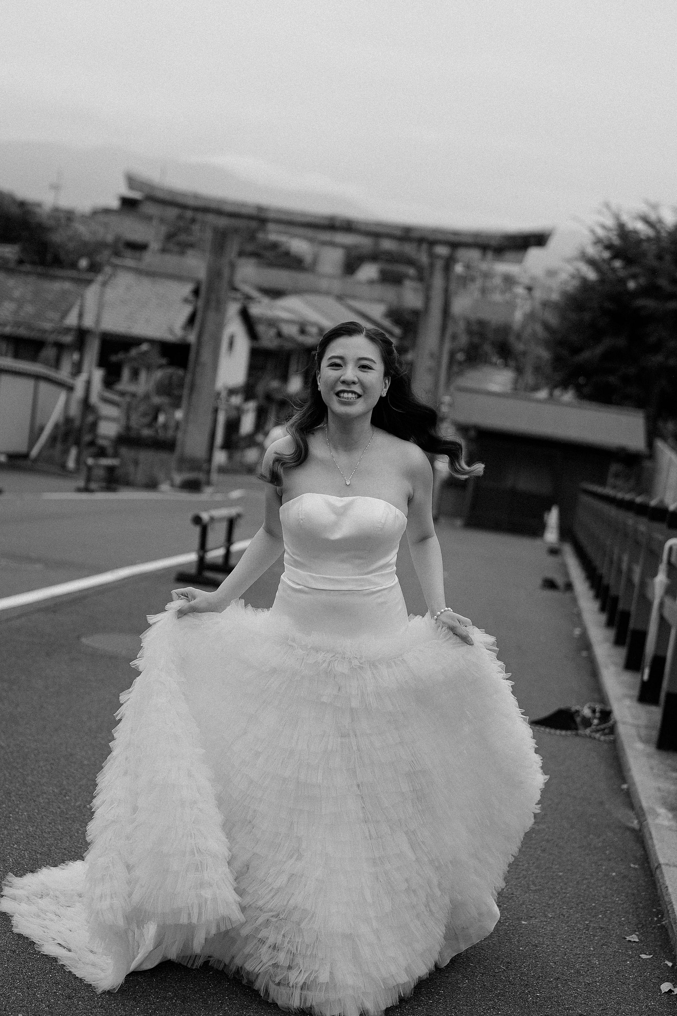 Kyoto Pre-Wedding Photoshoot | Fushimi Inari, Gion & Nara Park at Gion District & Historic Streets pre-wedding photo