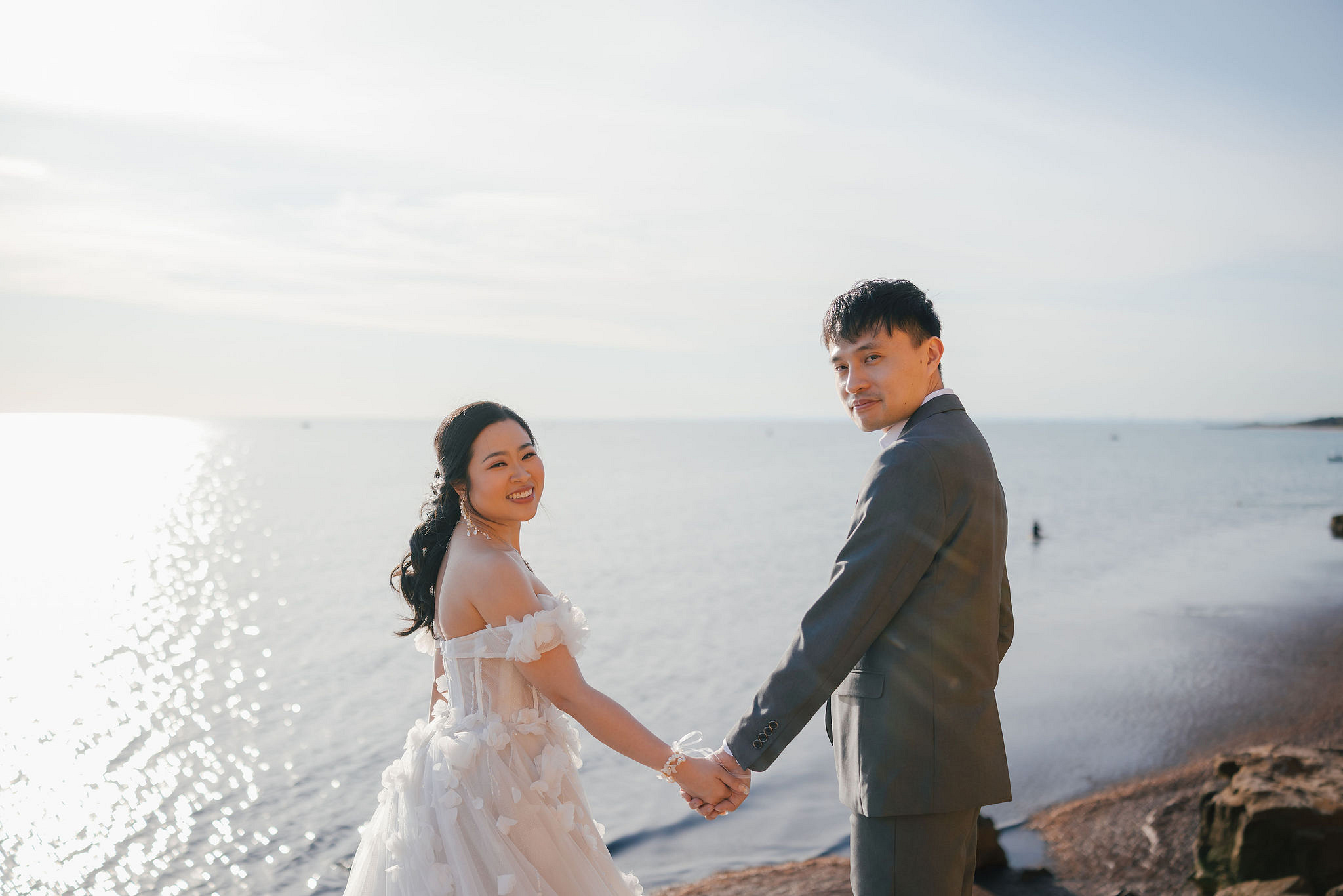 Melbourne Pre-Wedding Photoshoot | Redwood Forest, The Farm & Half Moon Bay at Half Moon Bay pre-wedding photo