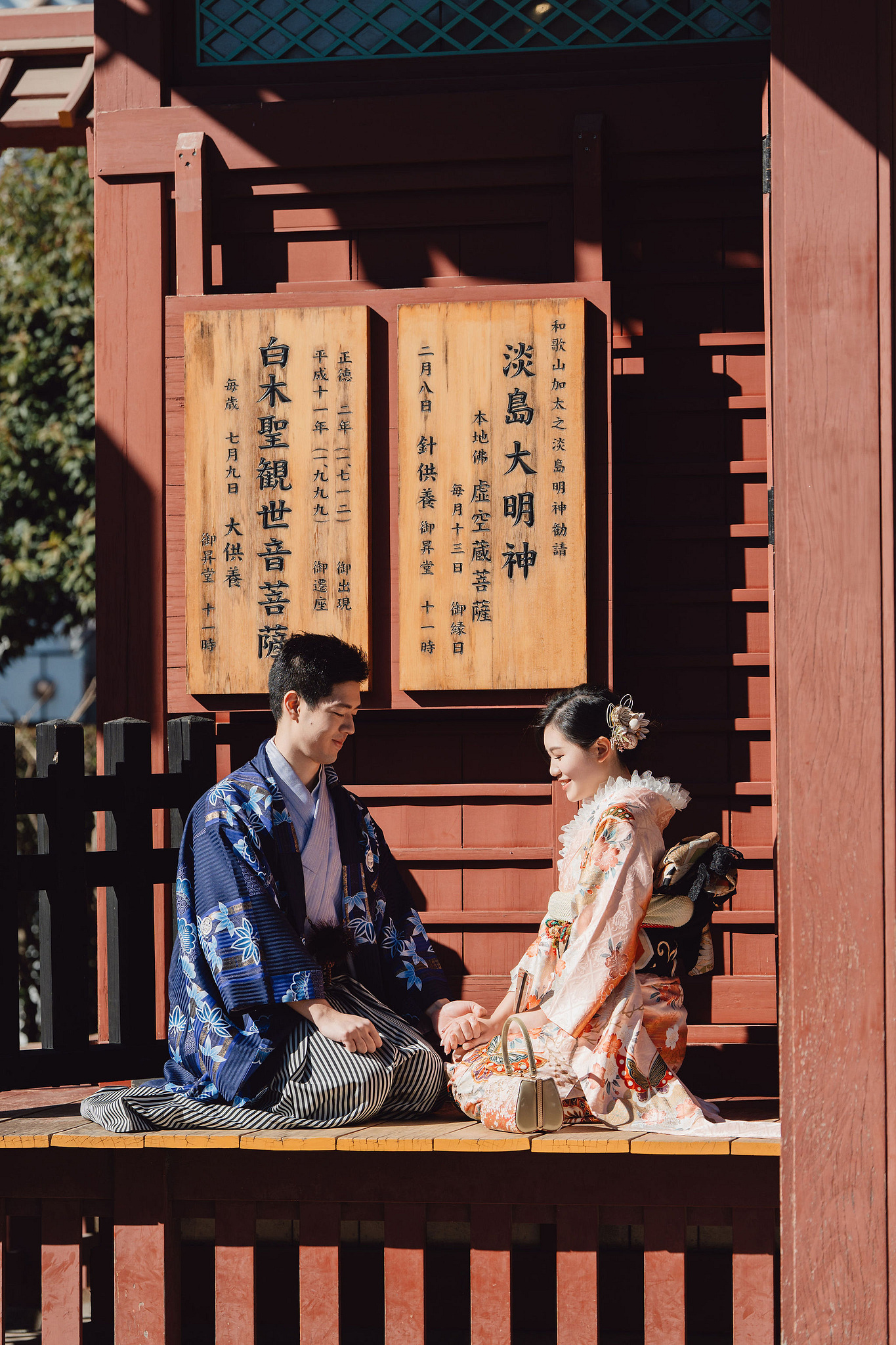 Tokyo Pre-Wedding Photoshoot | Tokyo Shrine, Tokyo Beach & Shibuya at Tokyo Shrine pre-wedding photo