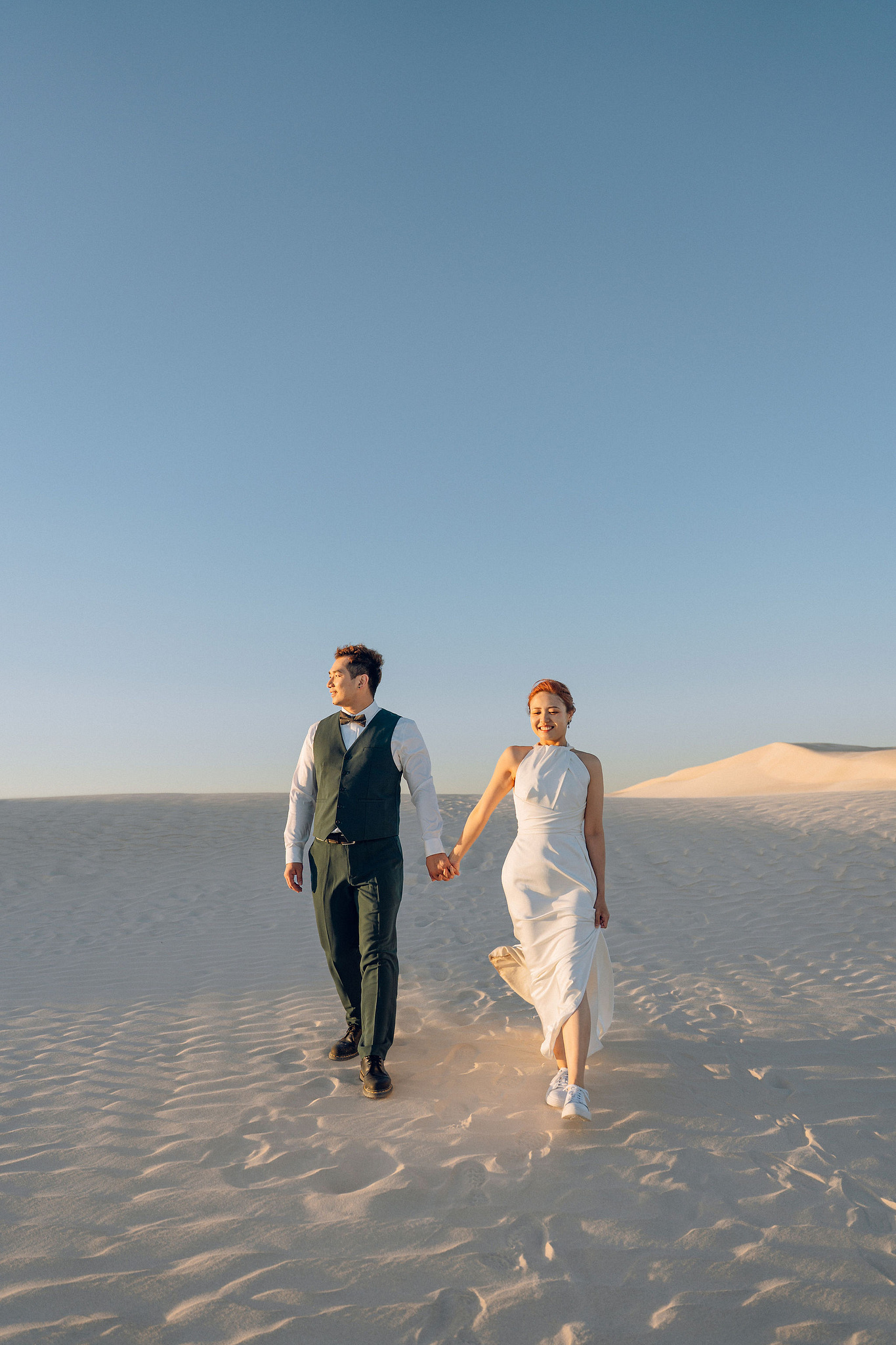 Perth Pre-Wedding Photoshoot | Fremantle, Blue House, Lancelin & Lancelin Beach at Lancelin pre-wedding photo