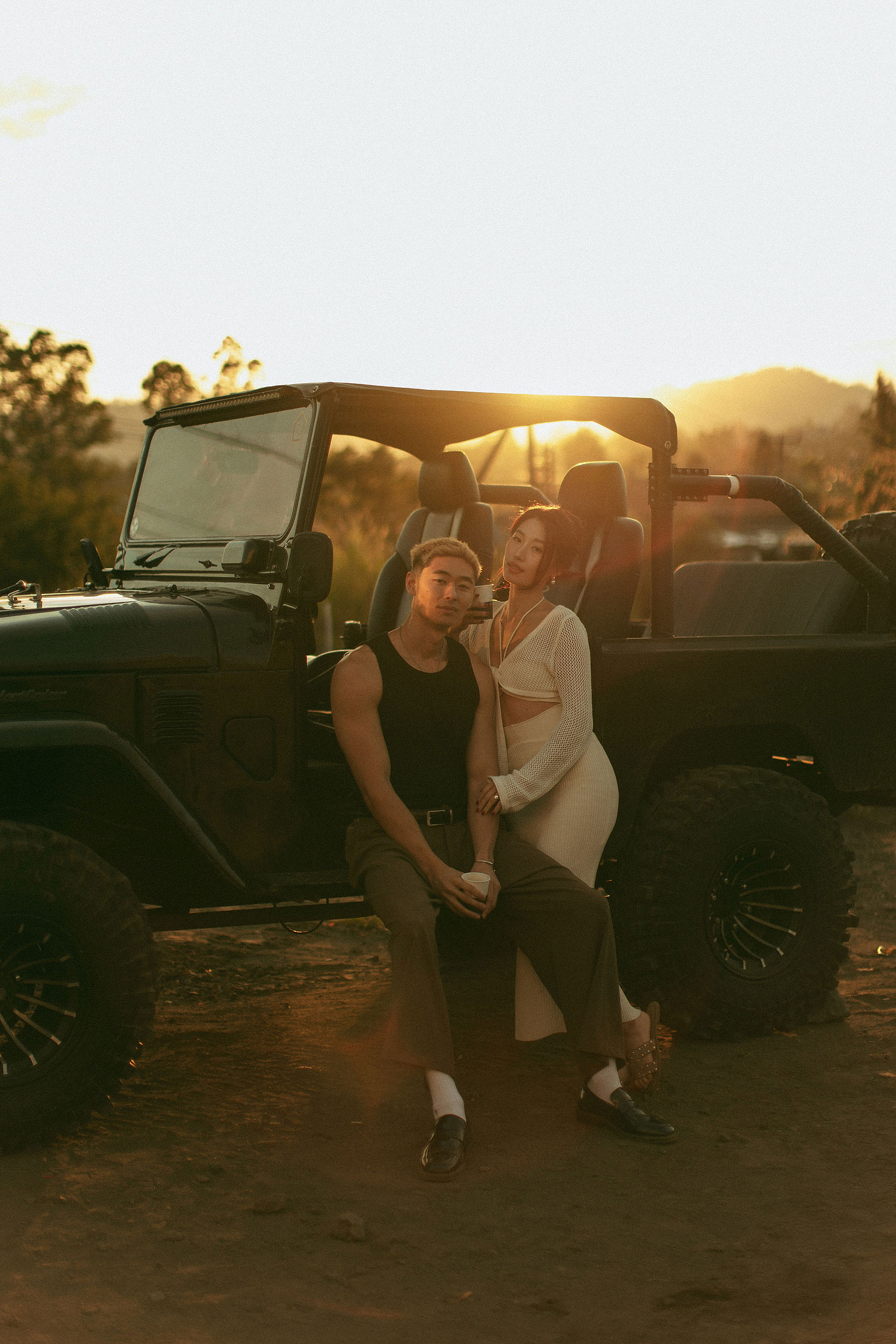 Bali Pre-Wedding Photoshoot | Mt. Batur Pinggan Village, Gelato Diner & Black Sand Beach at Mt. Batur - Pinggan Village   pre-wedding photo