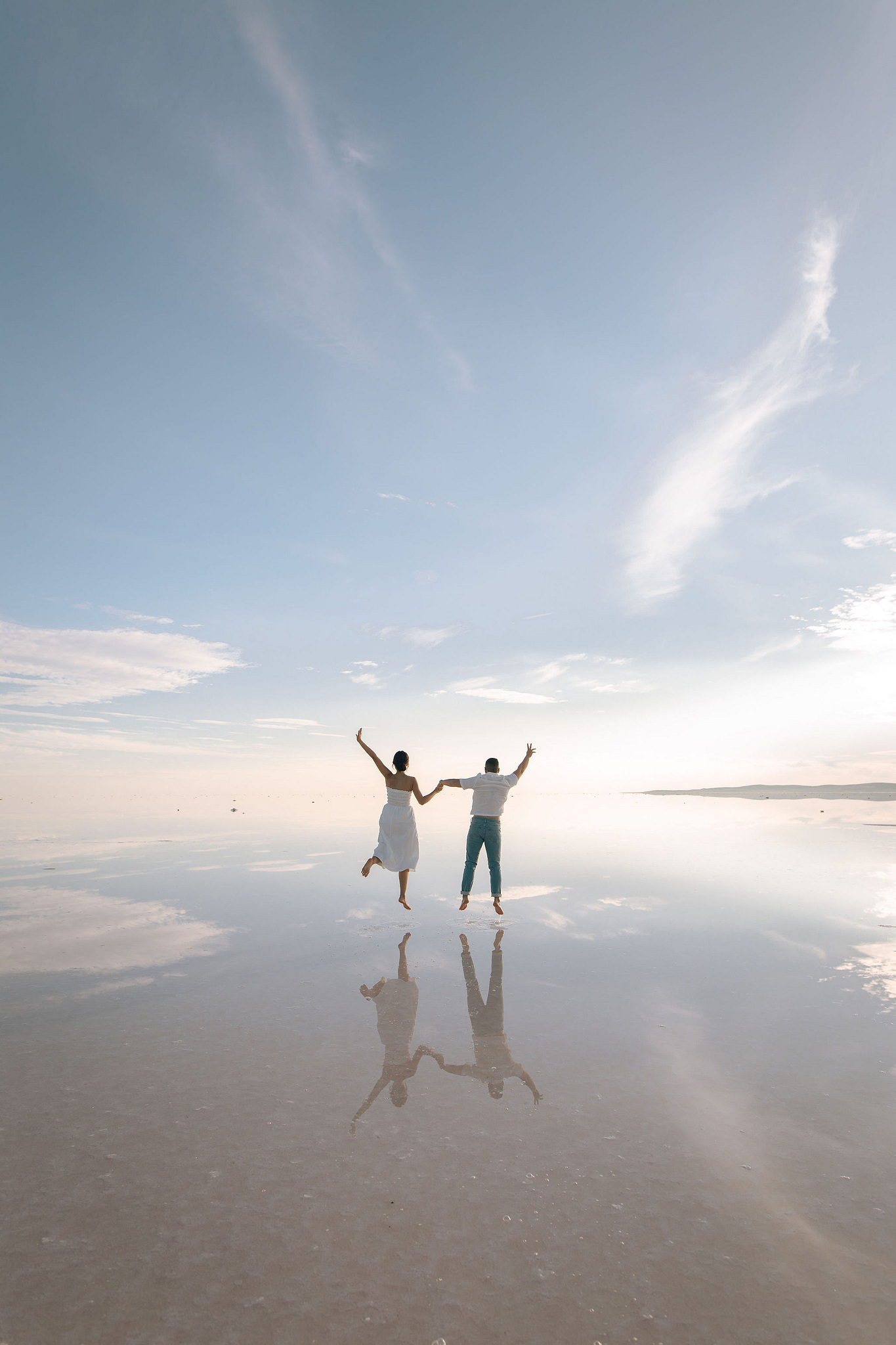 Cappadocia Pre-Wedding Photoshoot | Love Valley, Canyon, Lunar Cappadocian Hotel & Lake Tuz at Salt Lake pre-wedding photo