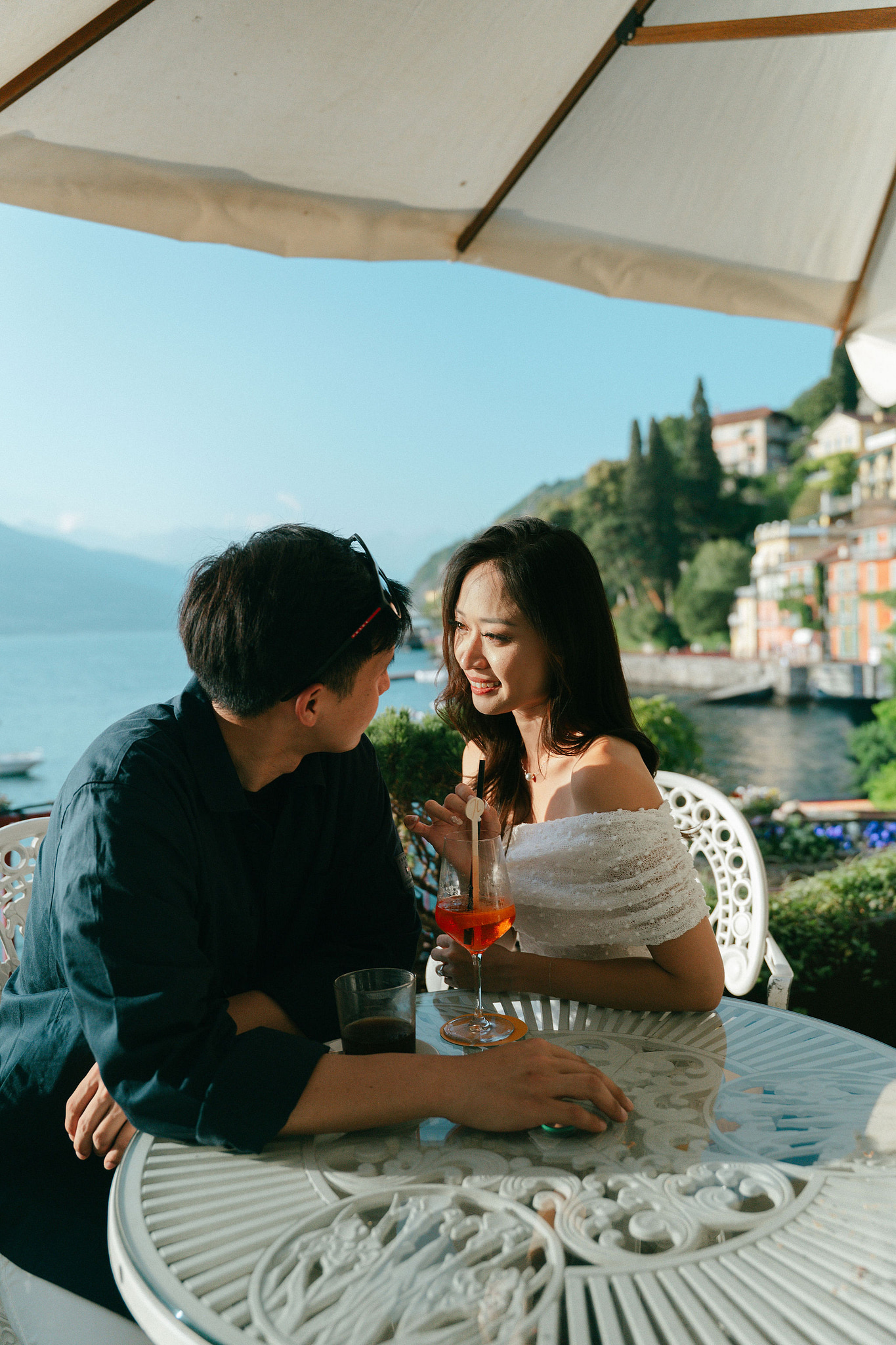 Lake Como Proposal Photoshoot | Lake Como & Varenna at Varenna pre-wedding photo