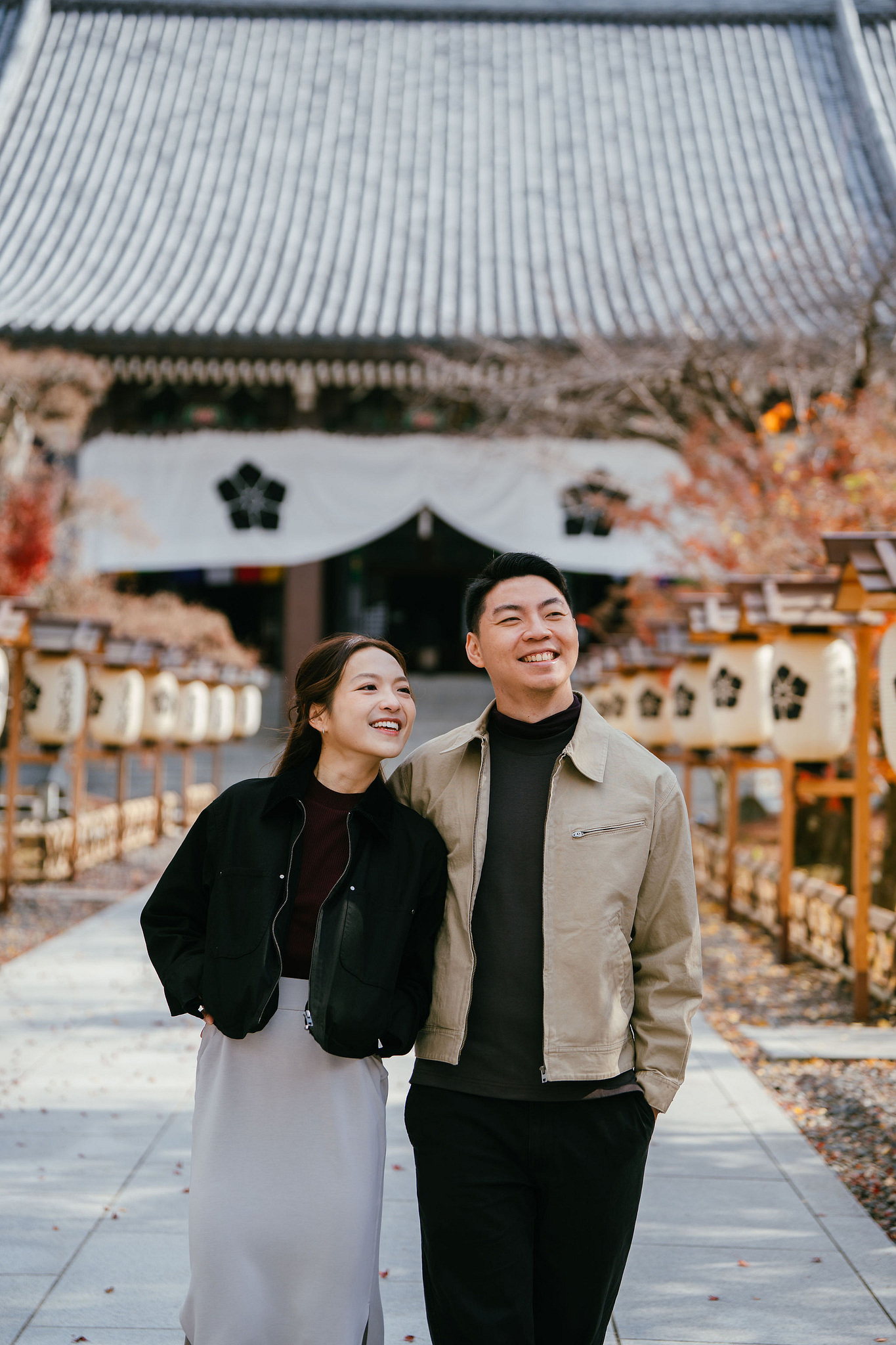 Kyoto Pre-Wedding Photoshoot | Ninenzaka, Nara Deer Park & Mt. Wakakusa at Ninenzaka pre-wedding photo