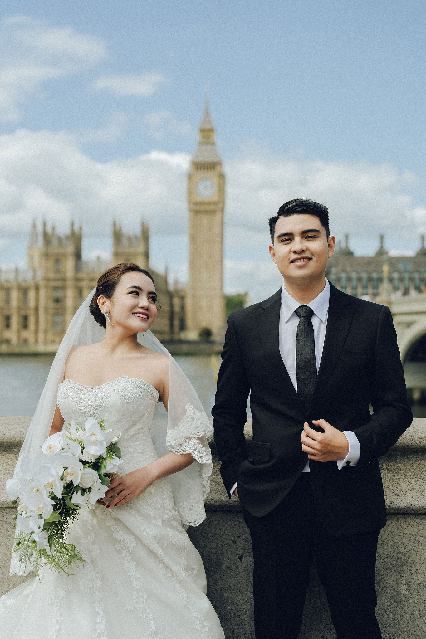 London Pre-Wedding Photoshoot | Westminster, St. Paul’s Cathedral & London Streets at Westminster pre-wedding photo