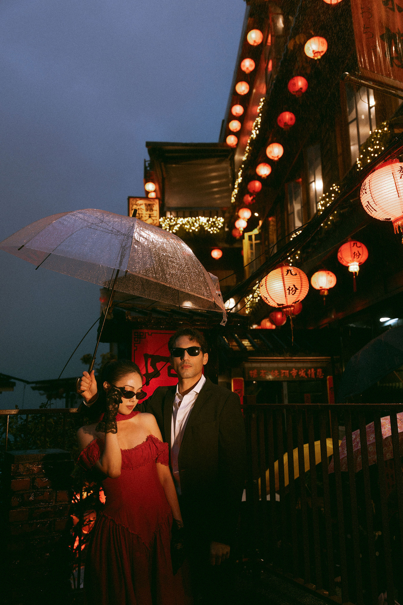 Taiwan Pre-Wedding Photoshoot | Bopiliao Historical Block, Nanya Rocks, Jinguashi & Jiufen at Jiufen pre-wedding photo