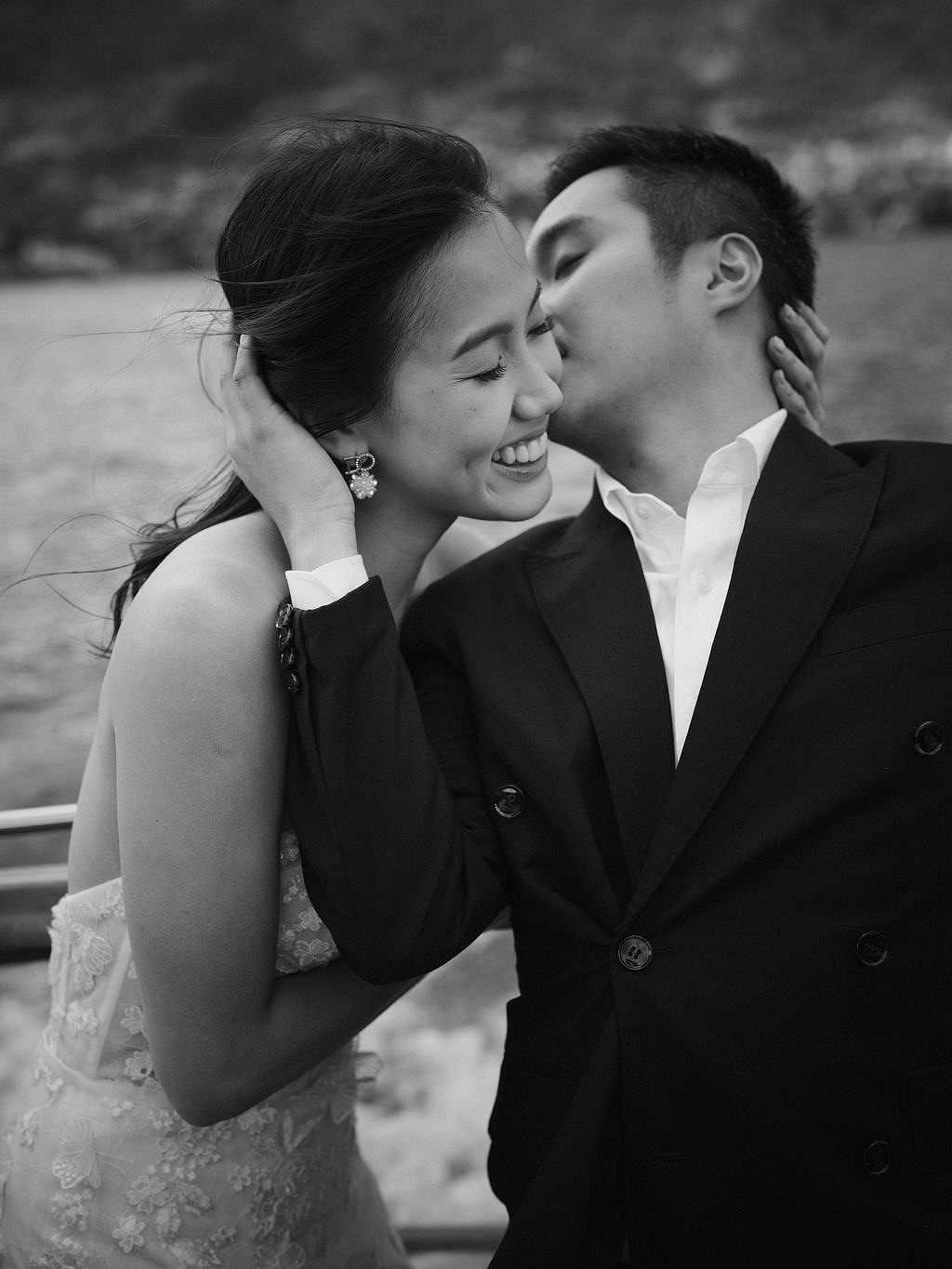 Lake Como Pre-Wedding Photoshoot | Bellagio, Lake Como & Villa Melzi Gardens at Lake Como pre-wedding photo