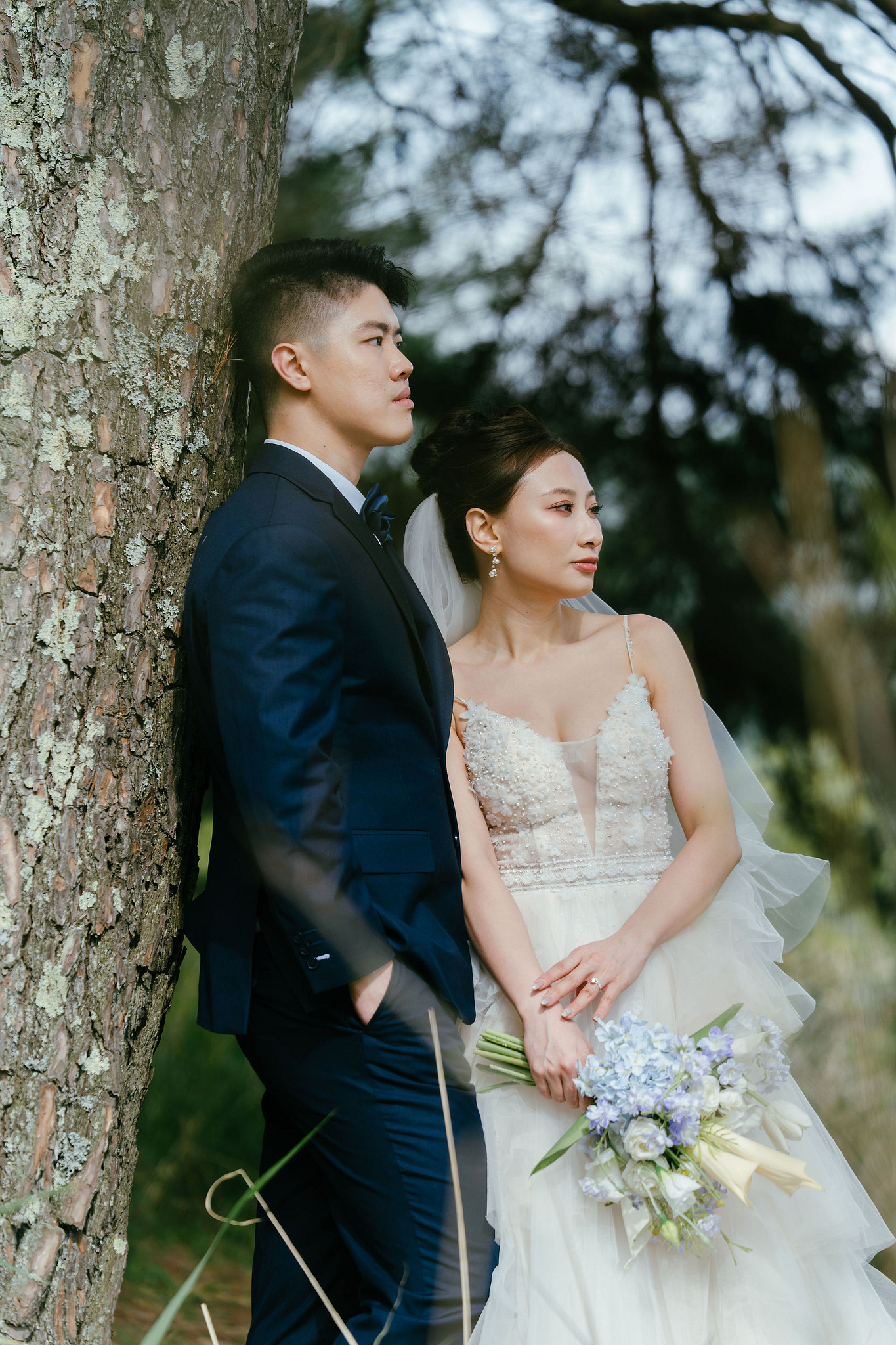 Mt. Fuji Pre-Wedding Photoshoot | Mt. Fuji Village, Oishi Park, Lake Kawaguchiko & Mt. Fuji Park at Lake Kawaguchiko pre-wedding photo