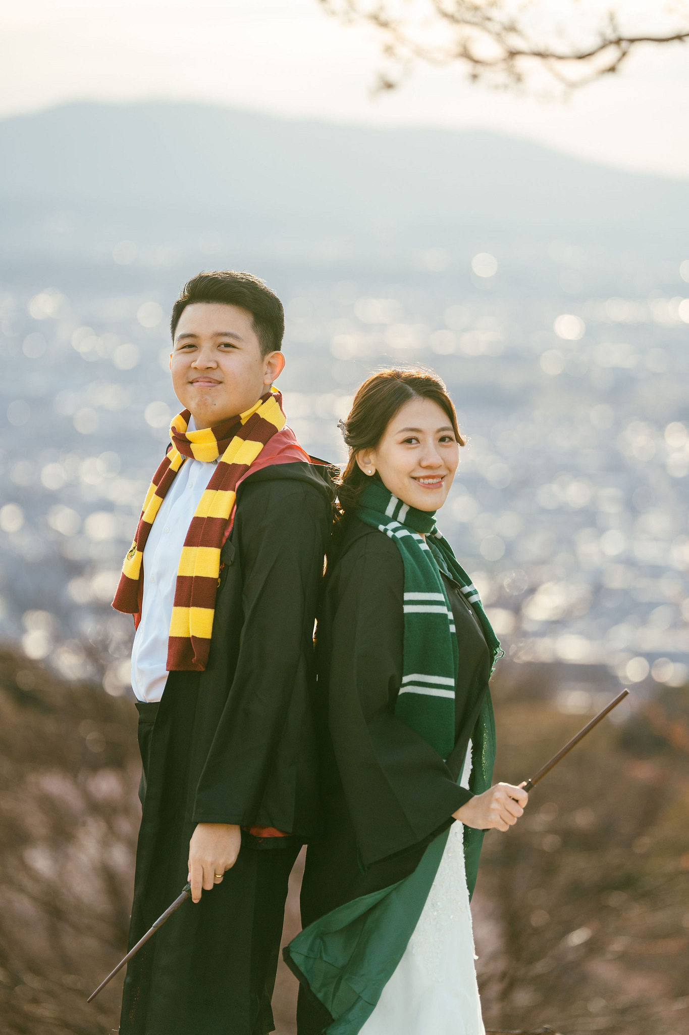 Kyoto Pre-Wedding Photoshoot | Nara Park, Gion & Mount Wakakusa at Mount Wakakusa pre-wedding photo