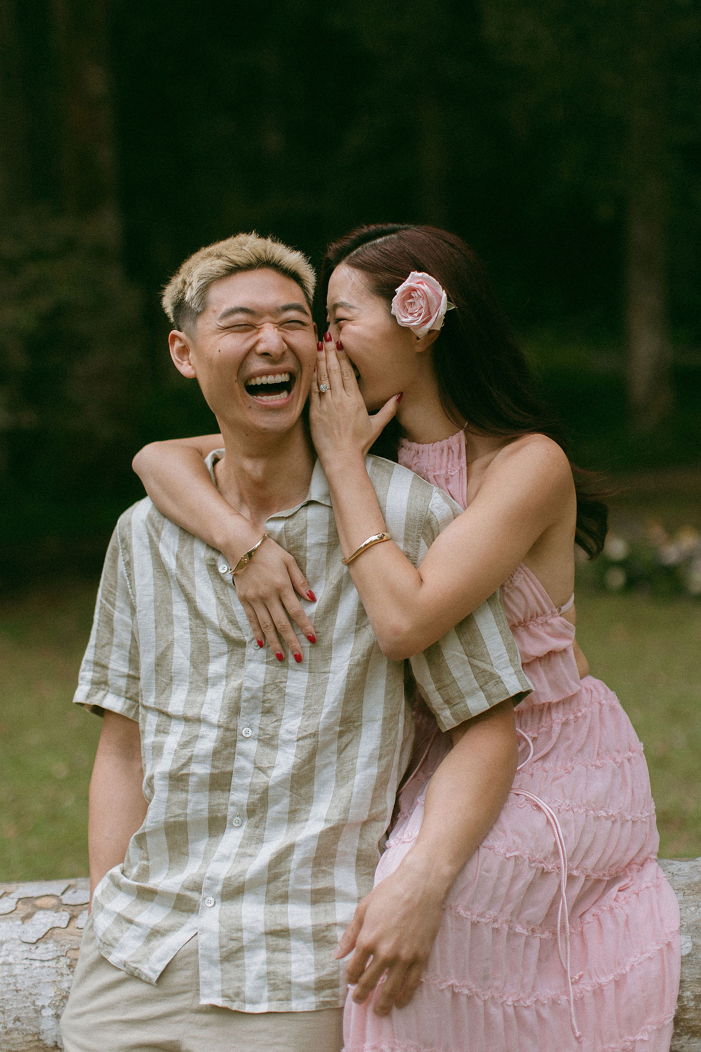 Bali Pre-Wedding Photoshoot | Lake Tamblingan, Kebun Raya Botanic Gardens & Blangsinga Waterfall at Botanic Gardens pre-wedding photo