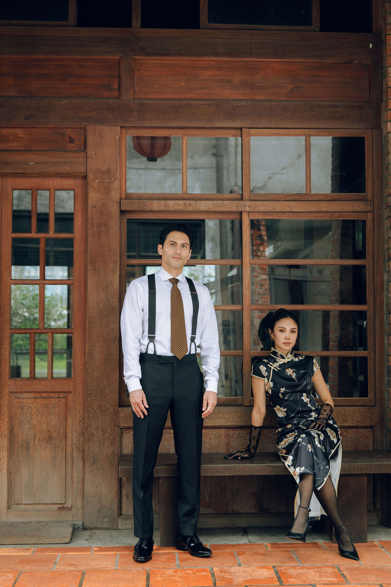 Taiwan Pre-Wedding Photoshoot | Bopiliao Historical Block, Nanya Rocks, Jinguashi & Jiufen at Bopiliao Historical Block pre-wedding photo