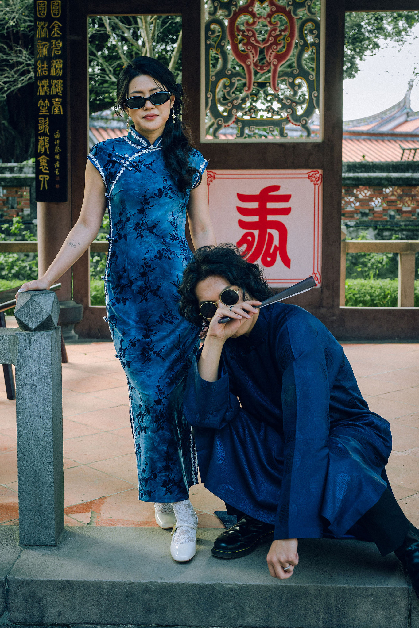 Taiwan Pre-Wedding Photoshoot | Lin Family Mansion, Dadaocheng & Yangmingshan at Lin Family Mansion pre-wedding photo