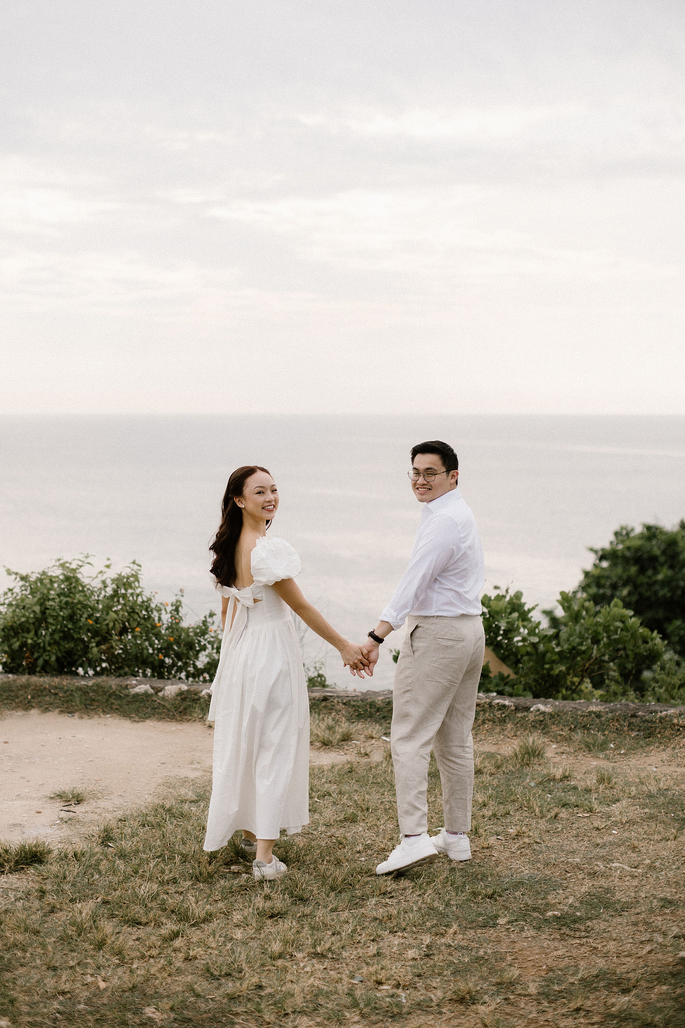 Bali Pre-Wedding Photoshoot | Pinggan Village, Lava Fields, Twin Cliff Valley & Beach at Beach pre-wedding photo